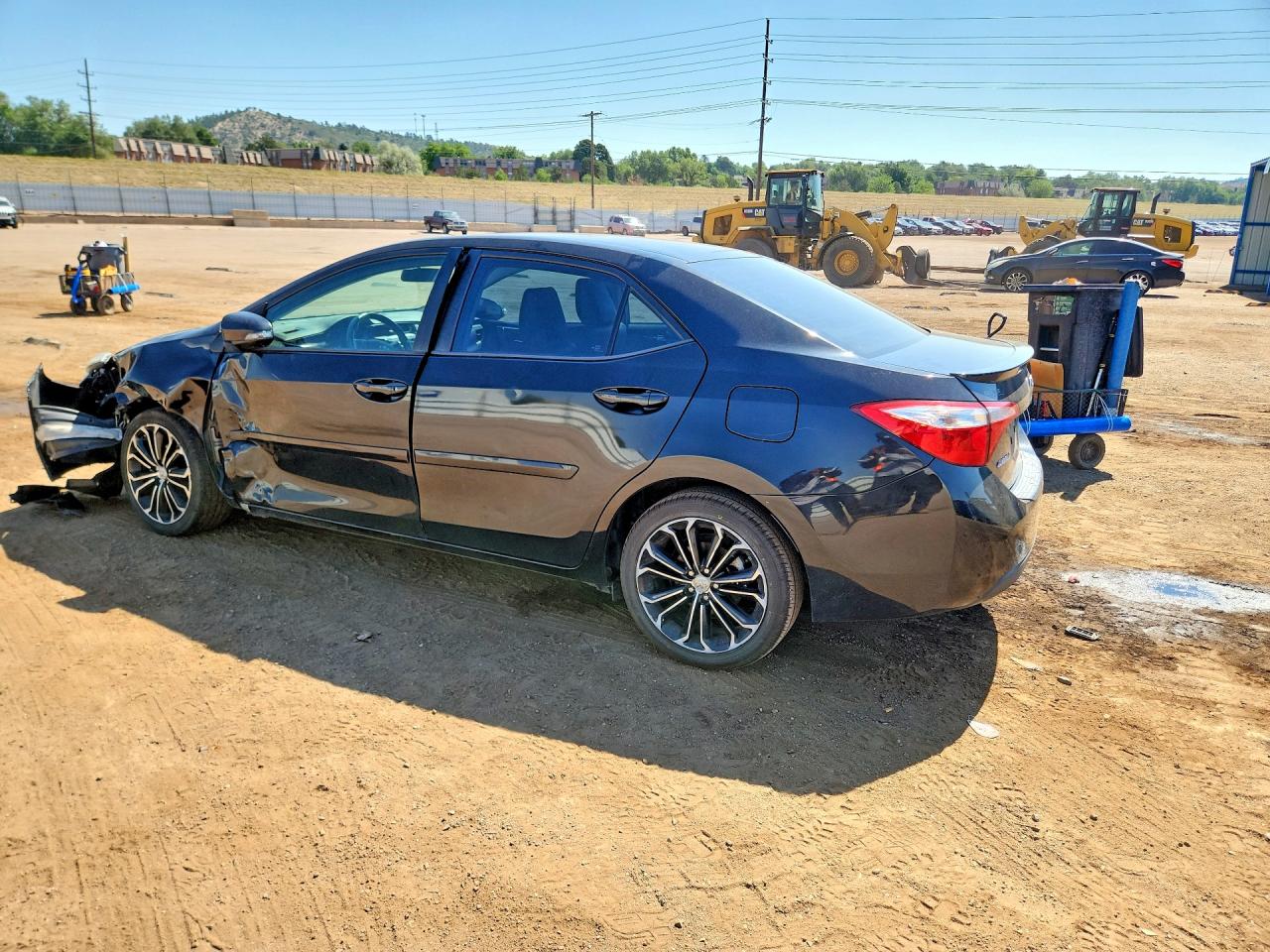 2015 Toyota Corolla S Plus Черный vin: 5YFBURHE7FP216850