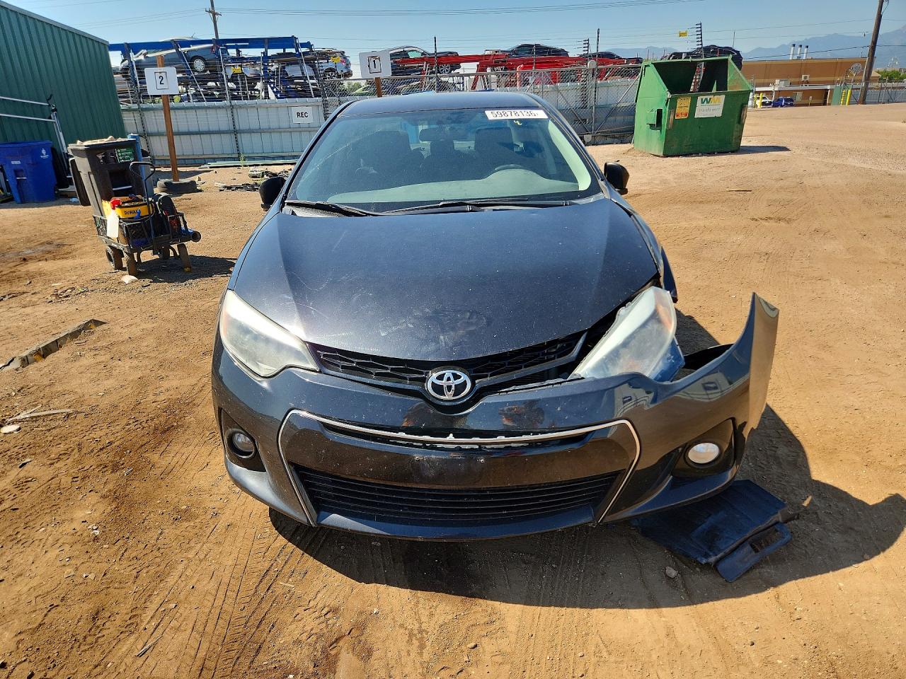 2015 Toyota Corolla S Plus Черный vin: 5YFBURHE7FP216850