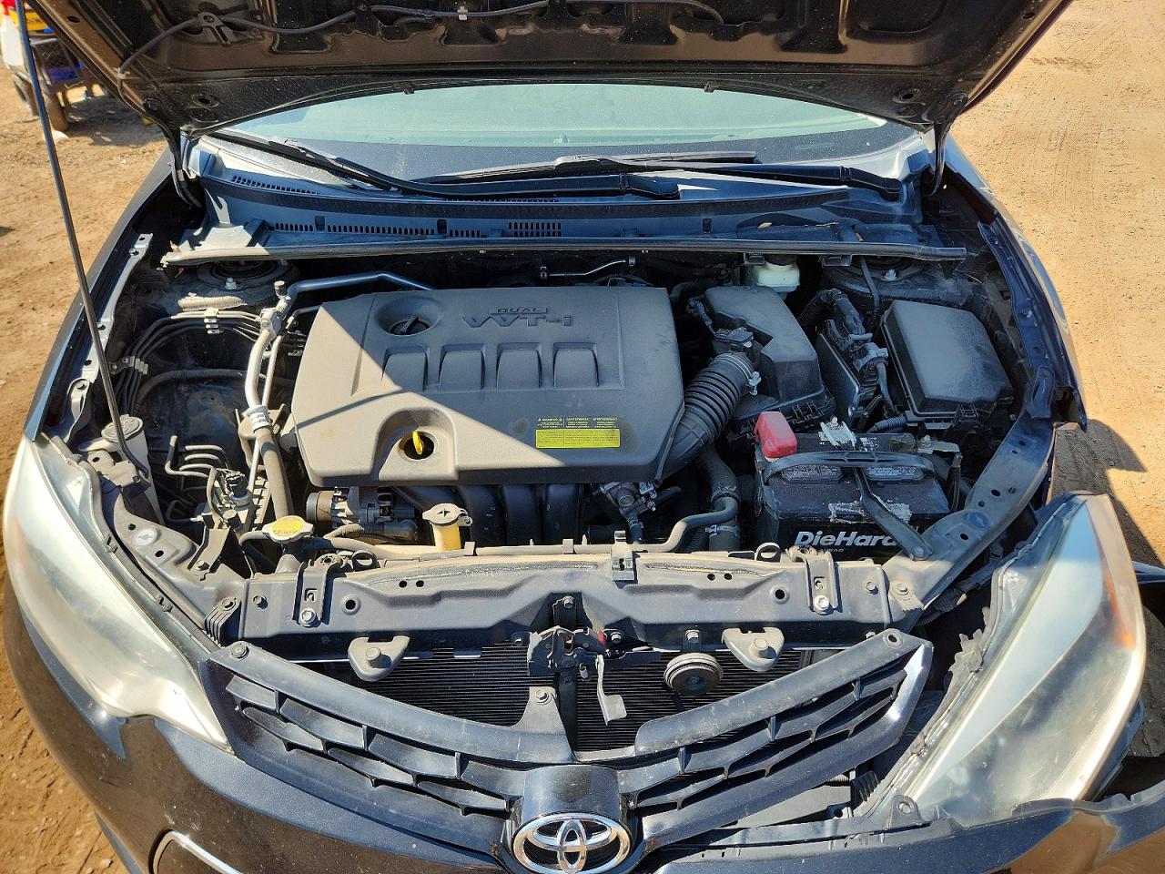 2015 Toyota Corolla S Plus Черный vin: 5YFBURHE7FP216850