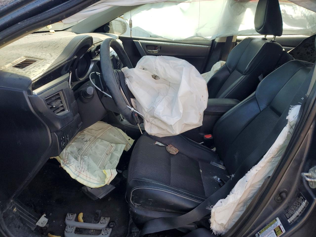 2015 Toyota Corolla S Plus Charcoal vin: 5YFBURHE7FP219179