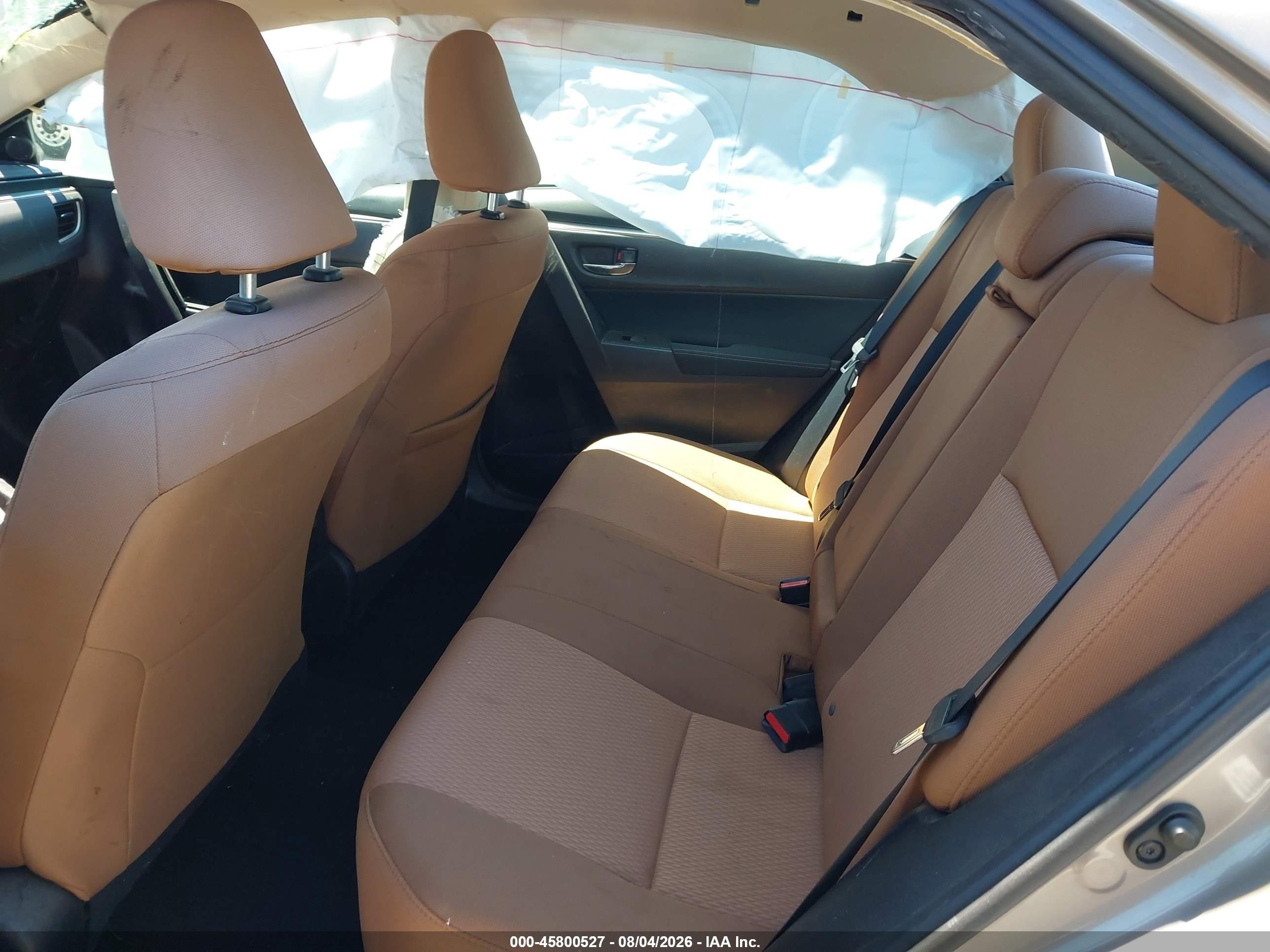 2015 Toyota Corolla Le Brown vin: 5YFBURHE7FP242834