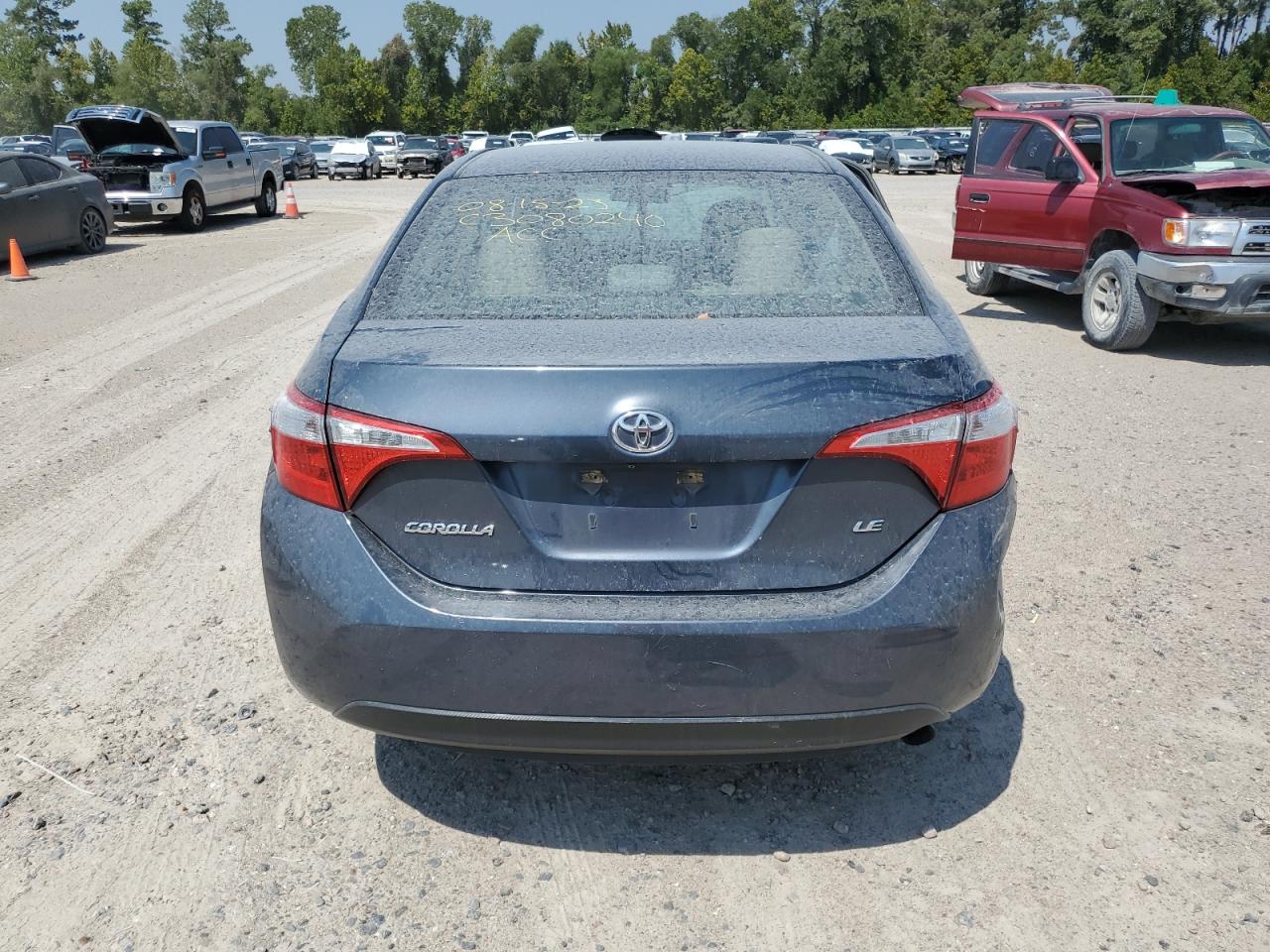 2015 Toyota Corolla L Gray vin: 5YFBURHE7FP248214