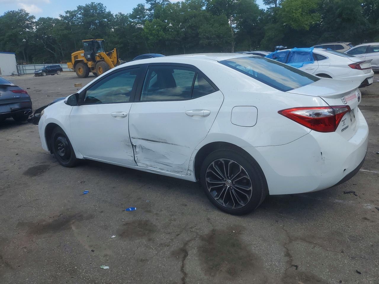 2015 Toyota Corolla S Plus White vin: 5YFBURHE7FP255115