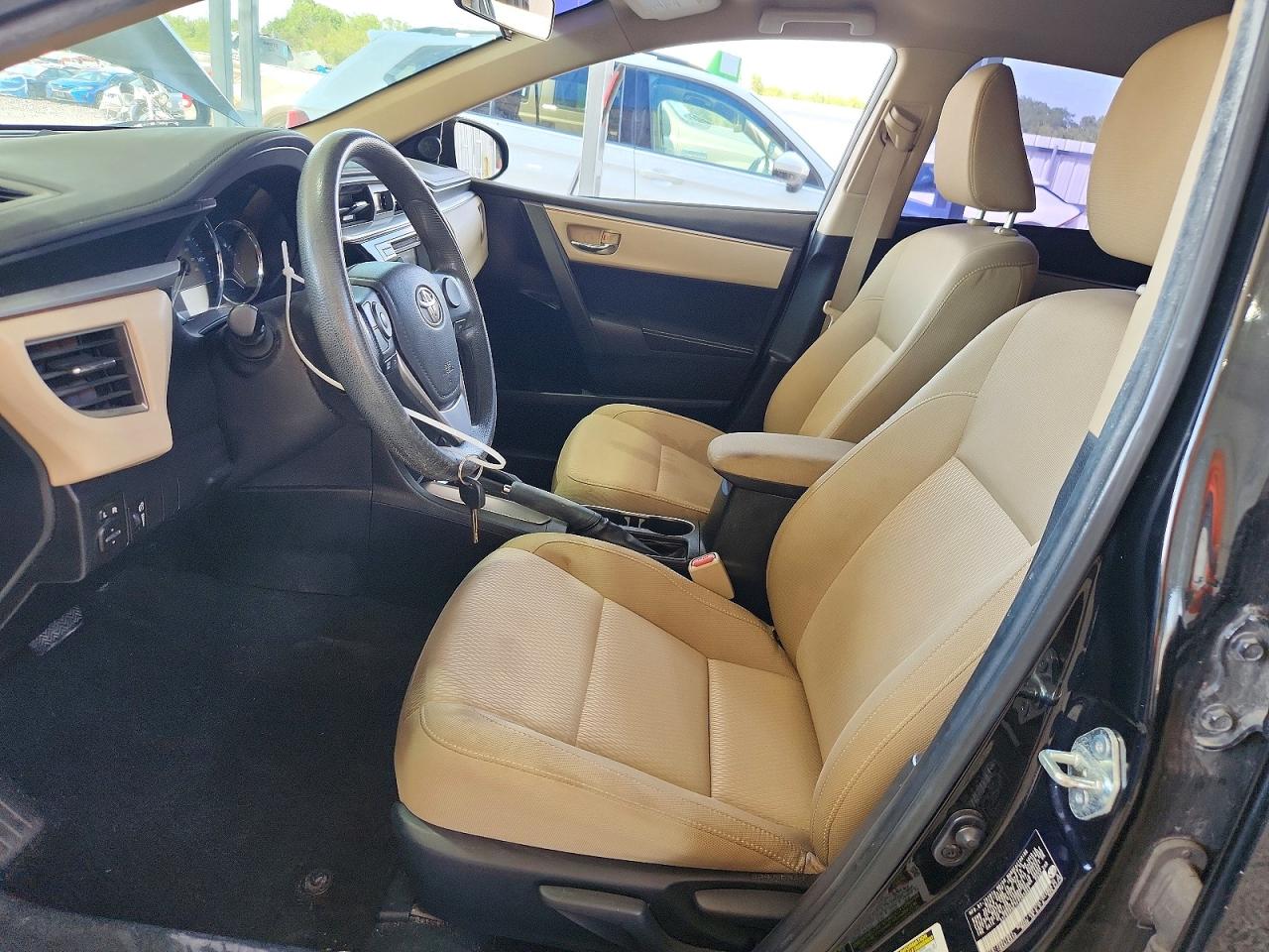 2015 Toyota Corolla Le Plus Black vin: 5YFBURHE7FP265045