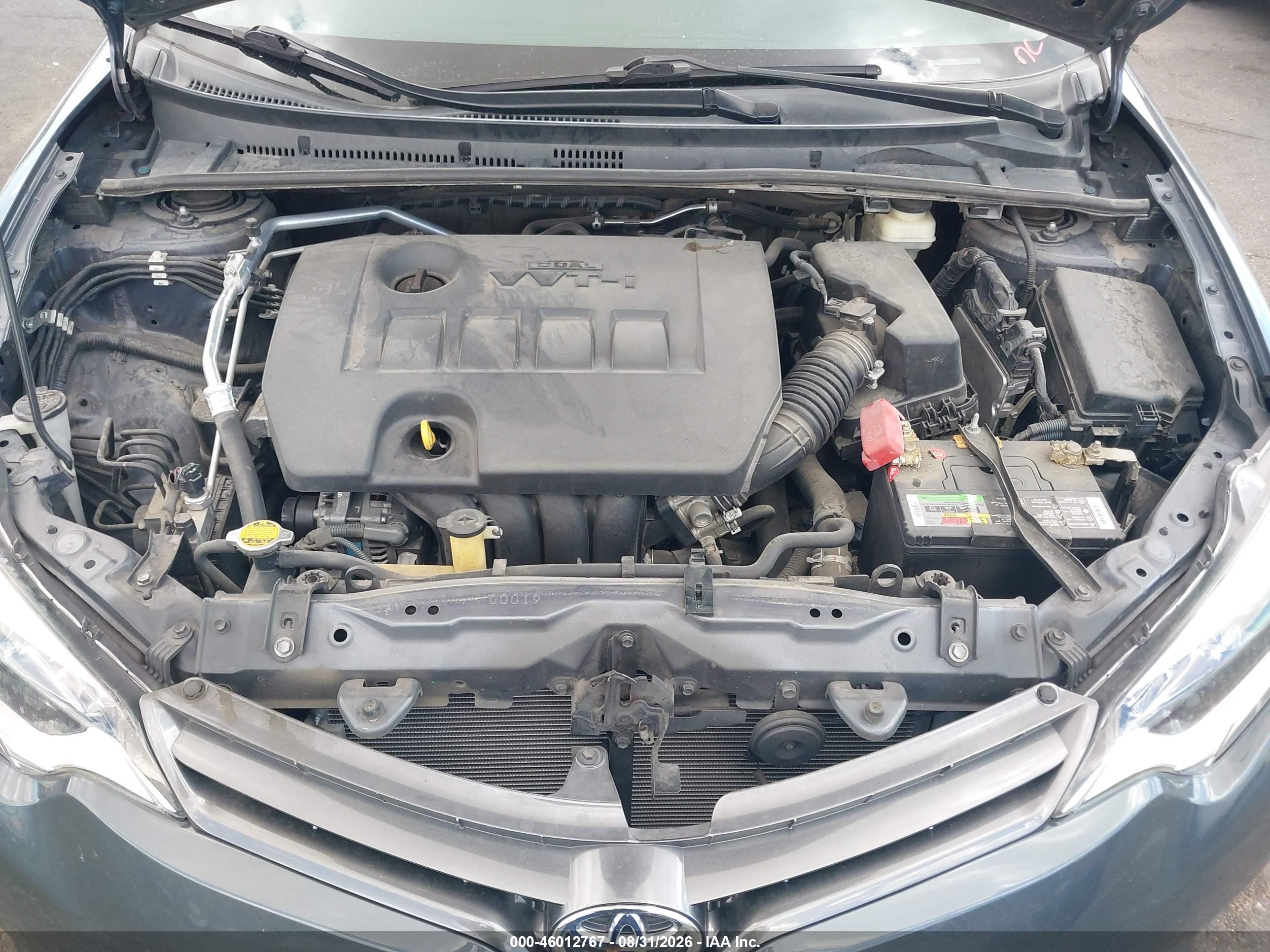 2015 Toyota Corolla Le Plus Blue vin: 5YFBURHE7FP275543