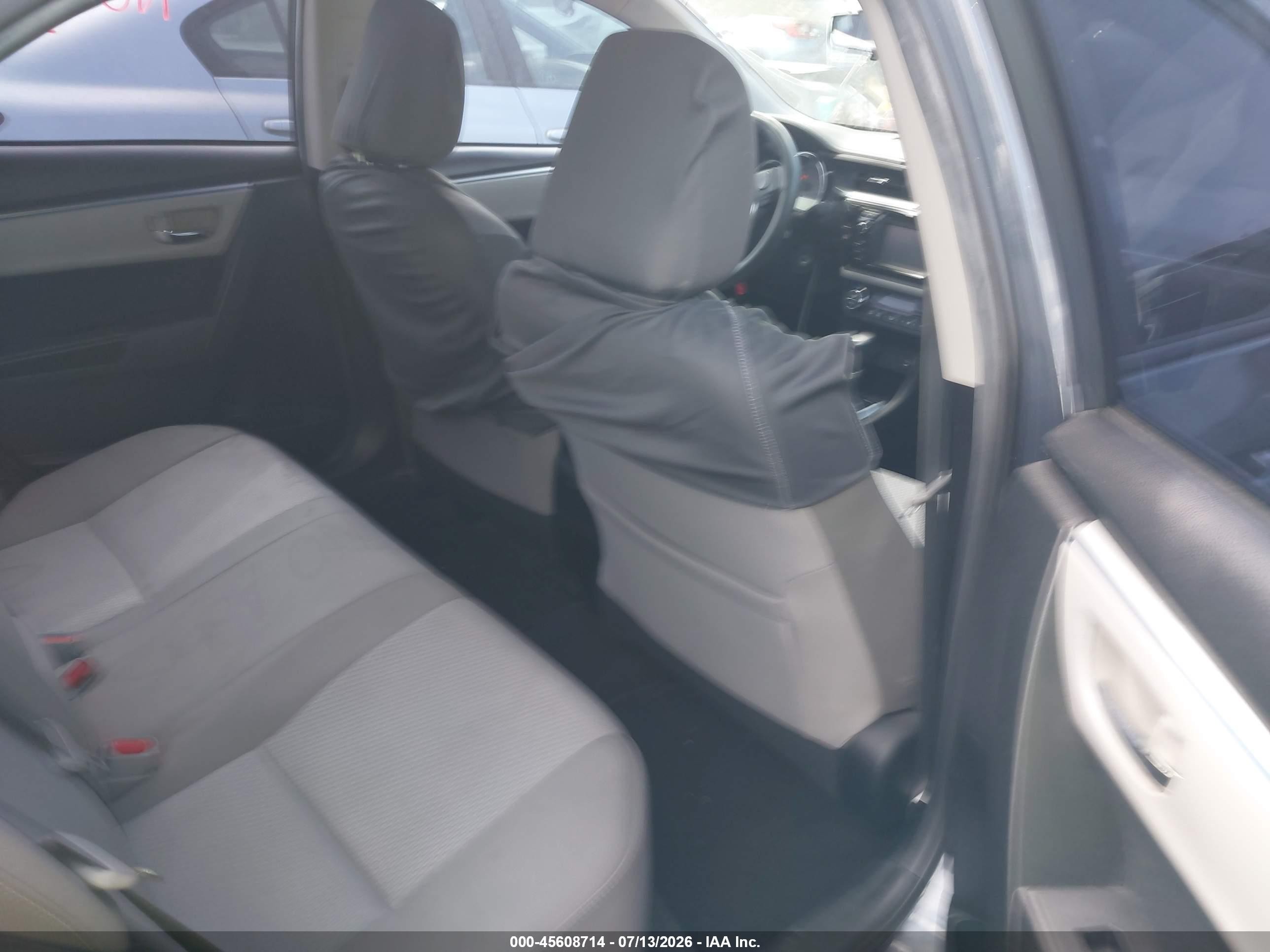 2015 Toyota Corolla Le Plus Gray vin: 5YFBURHE7FP288518