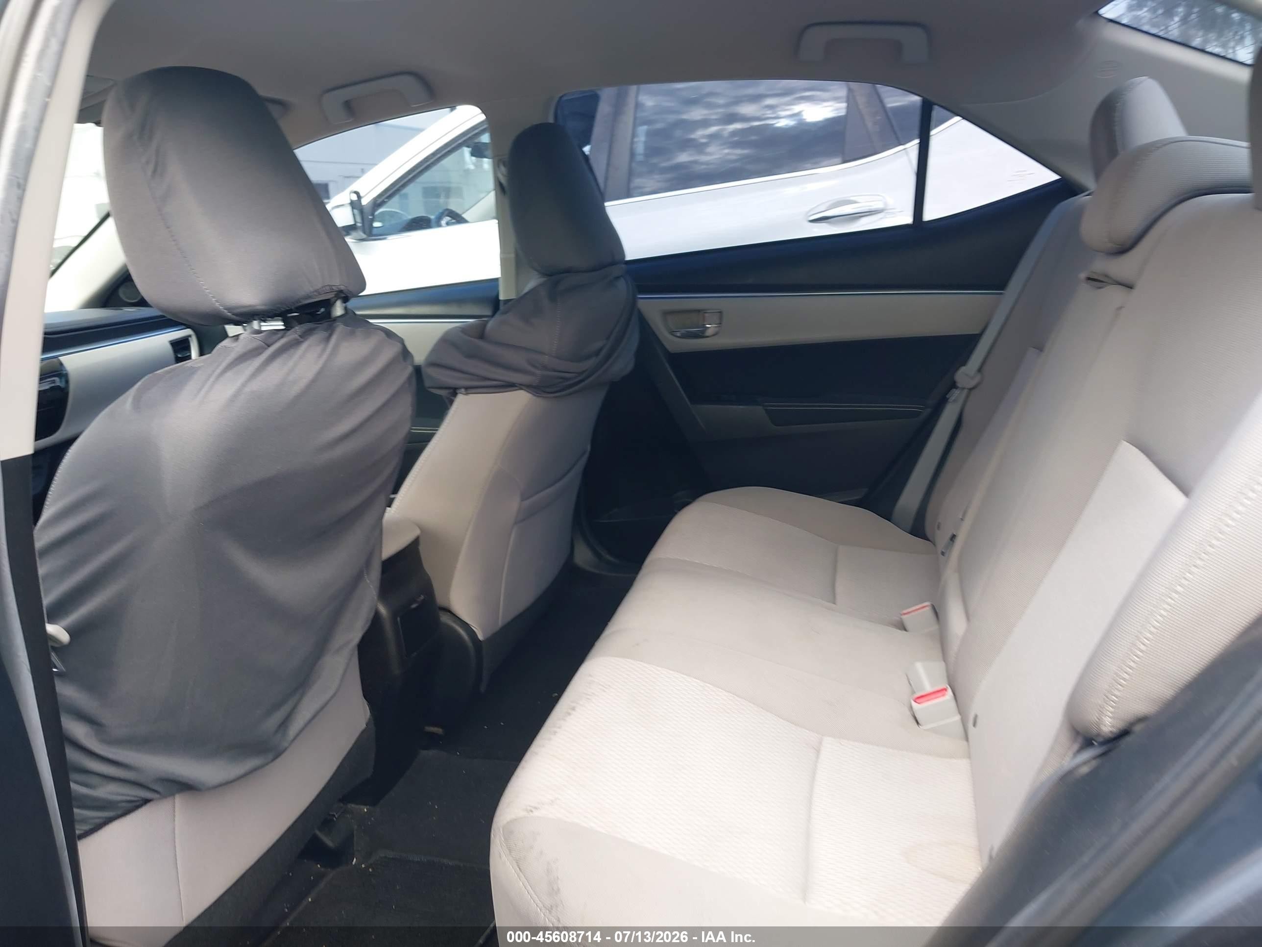 2015 Toyota Corolla Le Plus Gray vin: 5YFBURHE7FP288518