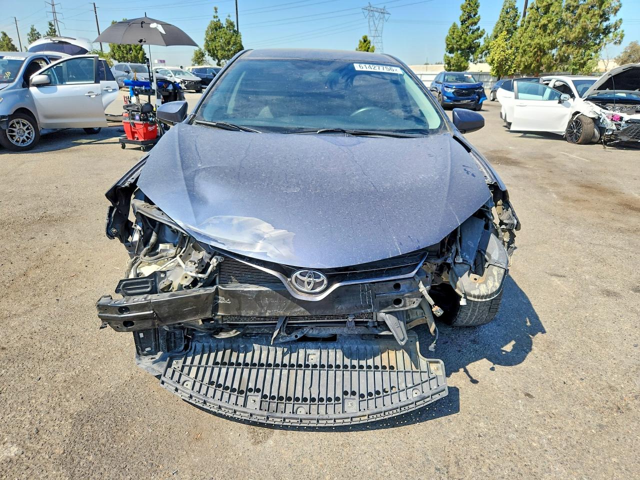 2015 Toyota Corolla Le Plus Серый vin: 5YFBURHE7FP292942
