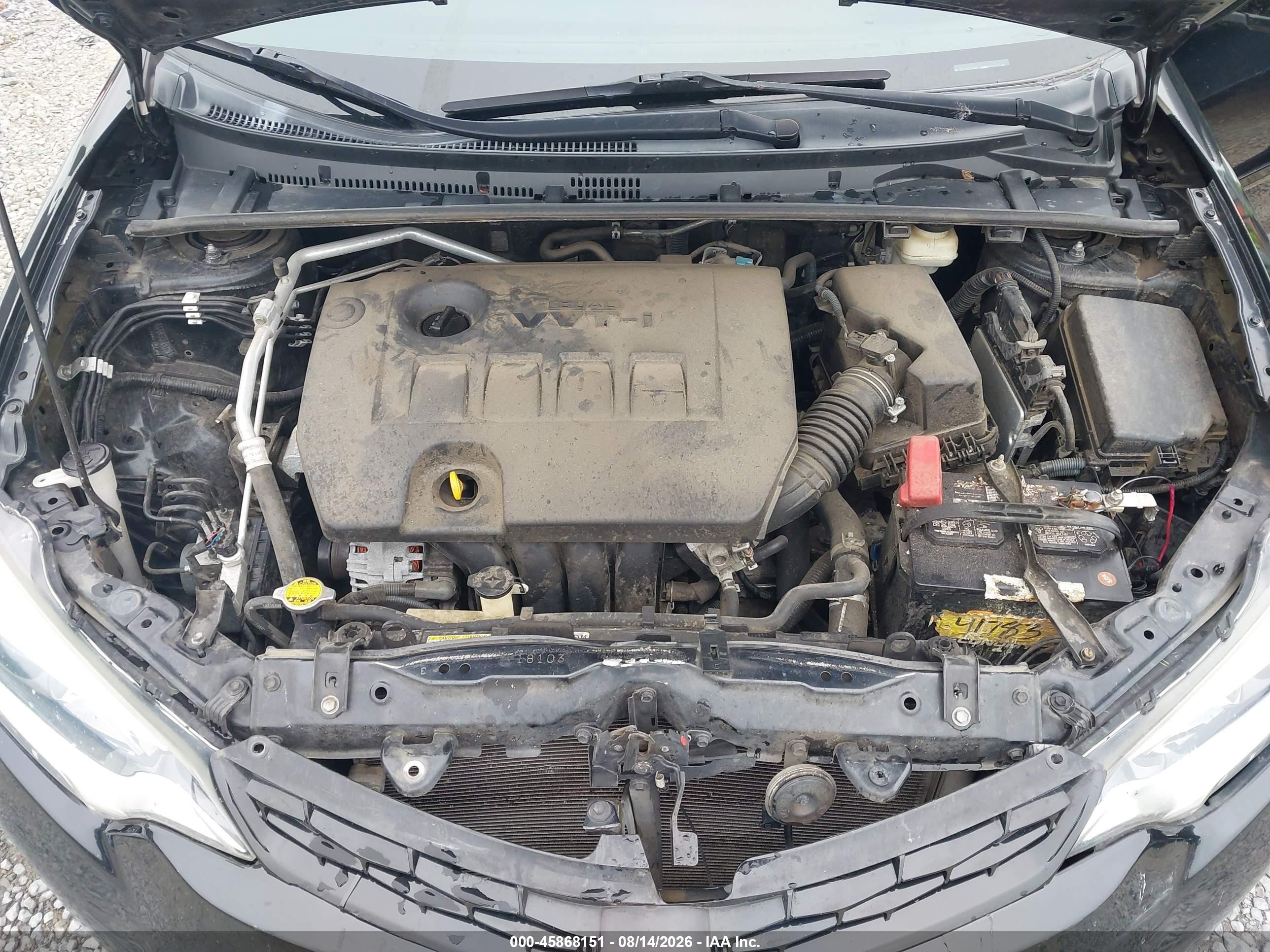 2015 Toyota Corolla S Plus Черный vin: 5YFBURHE7FP293623