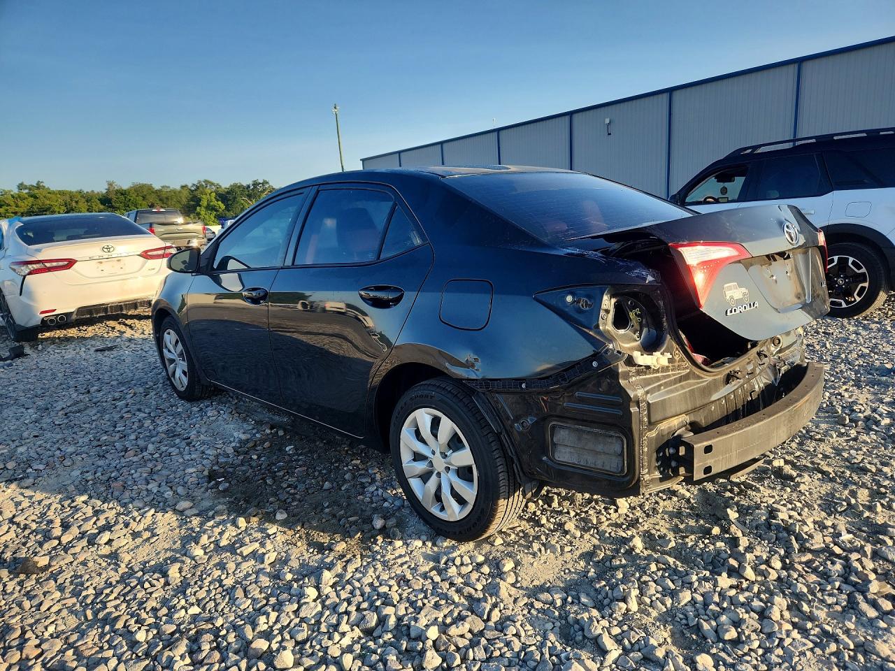 2015 Toyota Corolla Le Черный vin: 5YFBURHE7FP316141