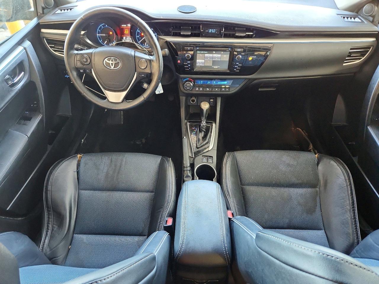 2015 Toyota Corolla S Plus Black vin: 5YFBURHE7FP342674
