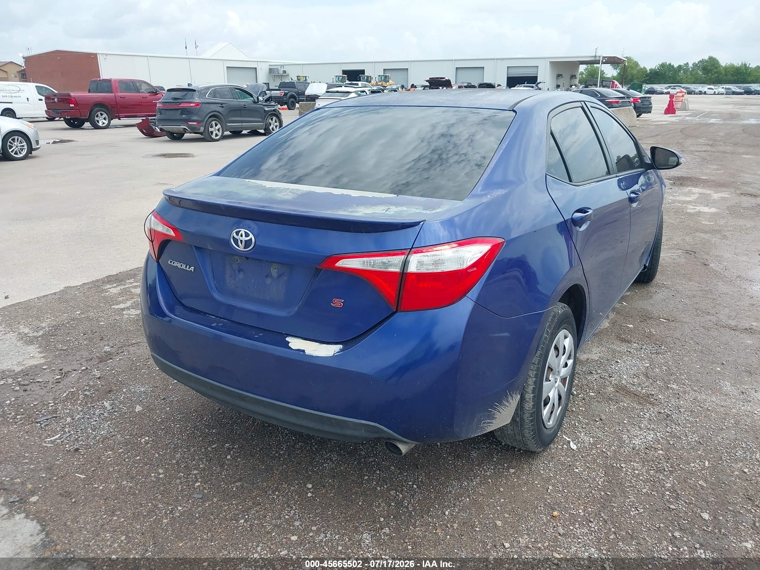 2015 Toyota Corolla S Plus Синий vin: 5YFBURHE7FP350693