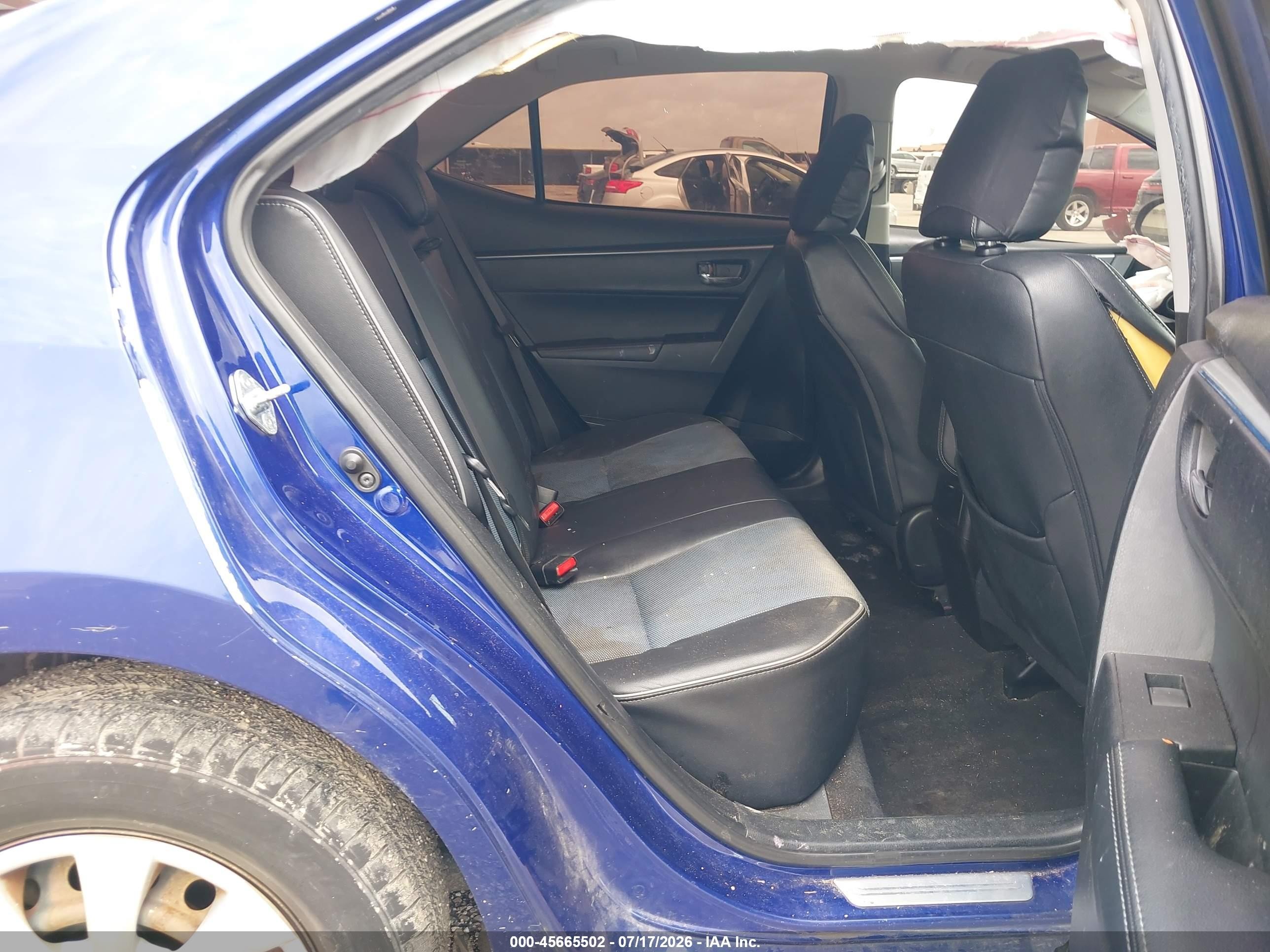 2015 Toyota Corolla S Plus Синий vin: 5YFBURHE7FP350693