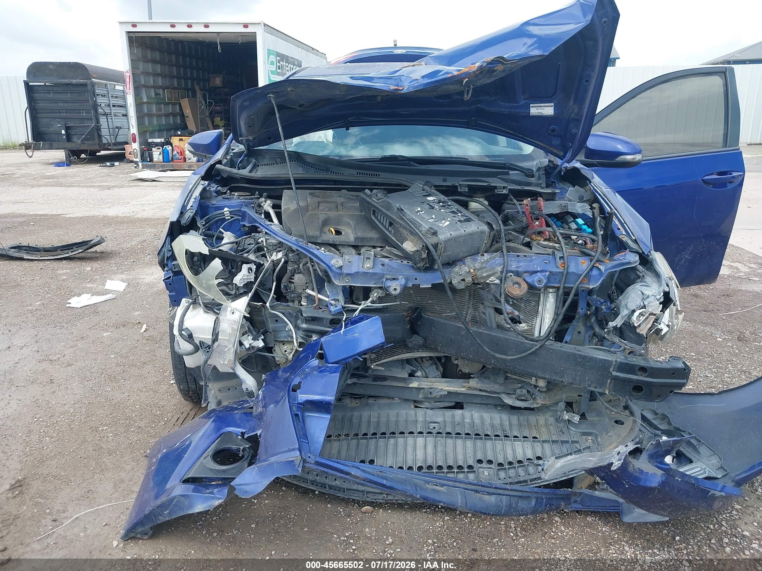 2015 Toyota Corolla S Plus Синий vin: 5YFBURHE7FP350693