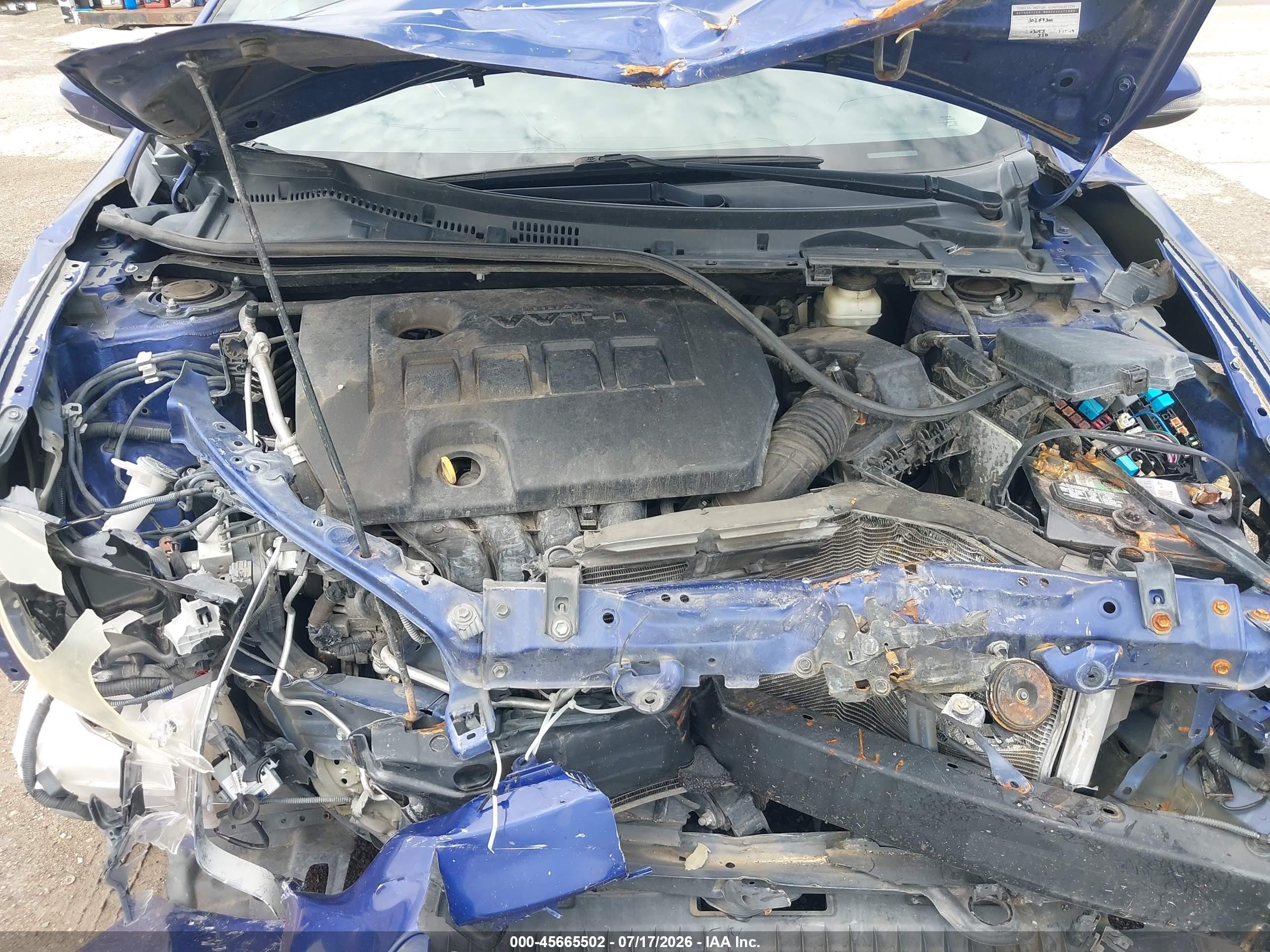 2015 Toyota Corolla S Plus Синий vin: 5YFBURHE7FP350693