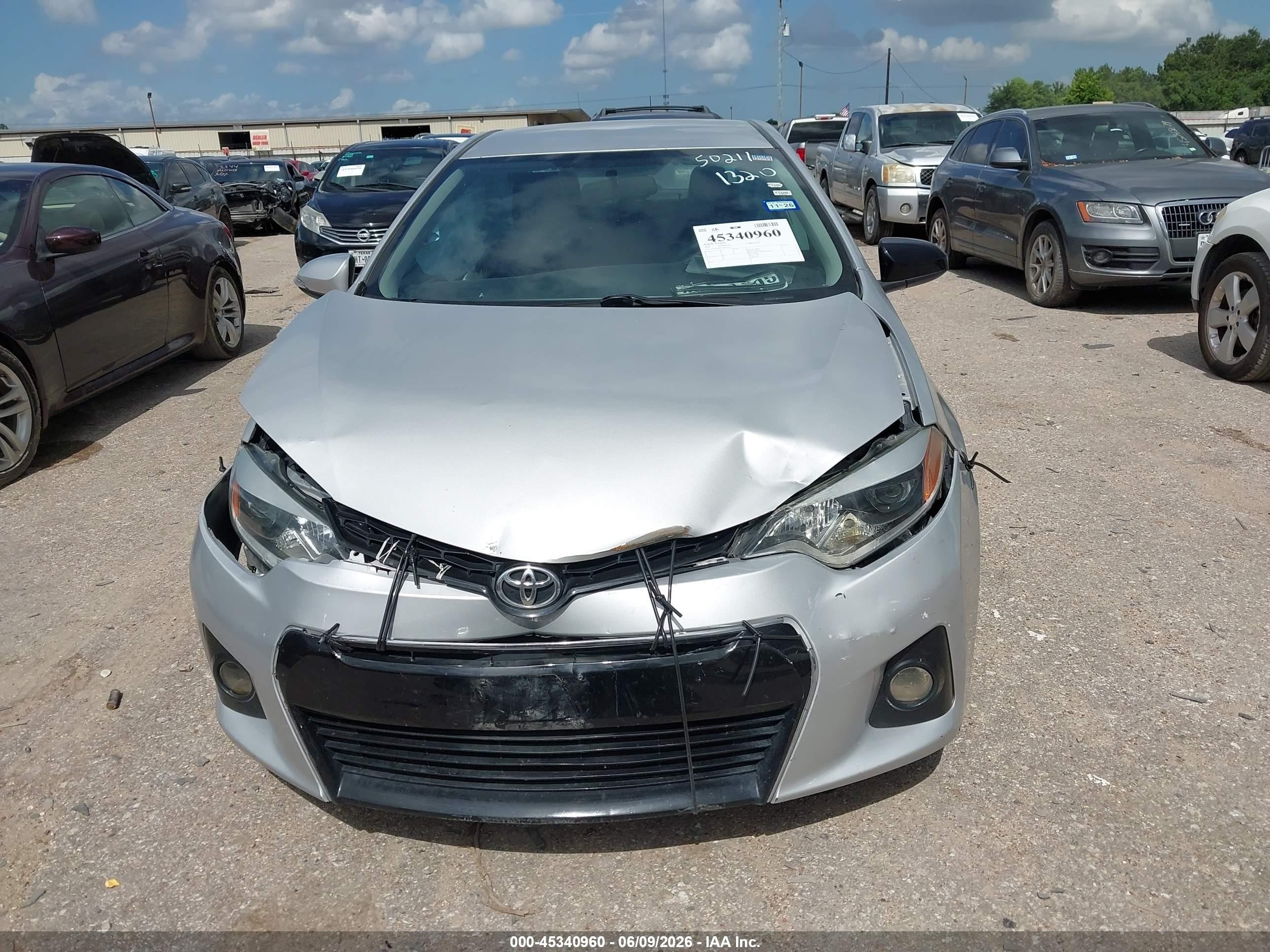 2015 Toyota Corolla S Plus Gray vin: 5YFBURHE7FP353223