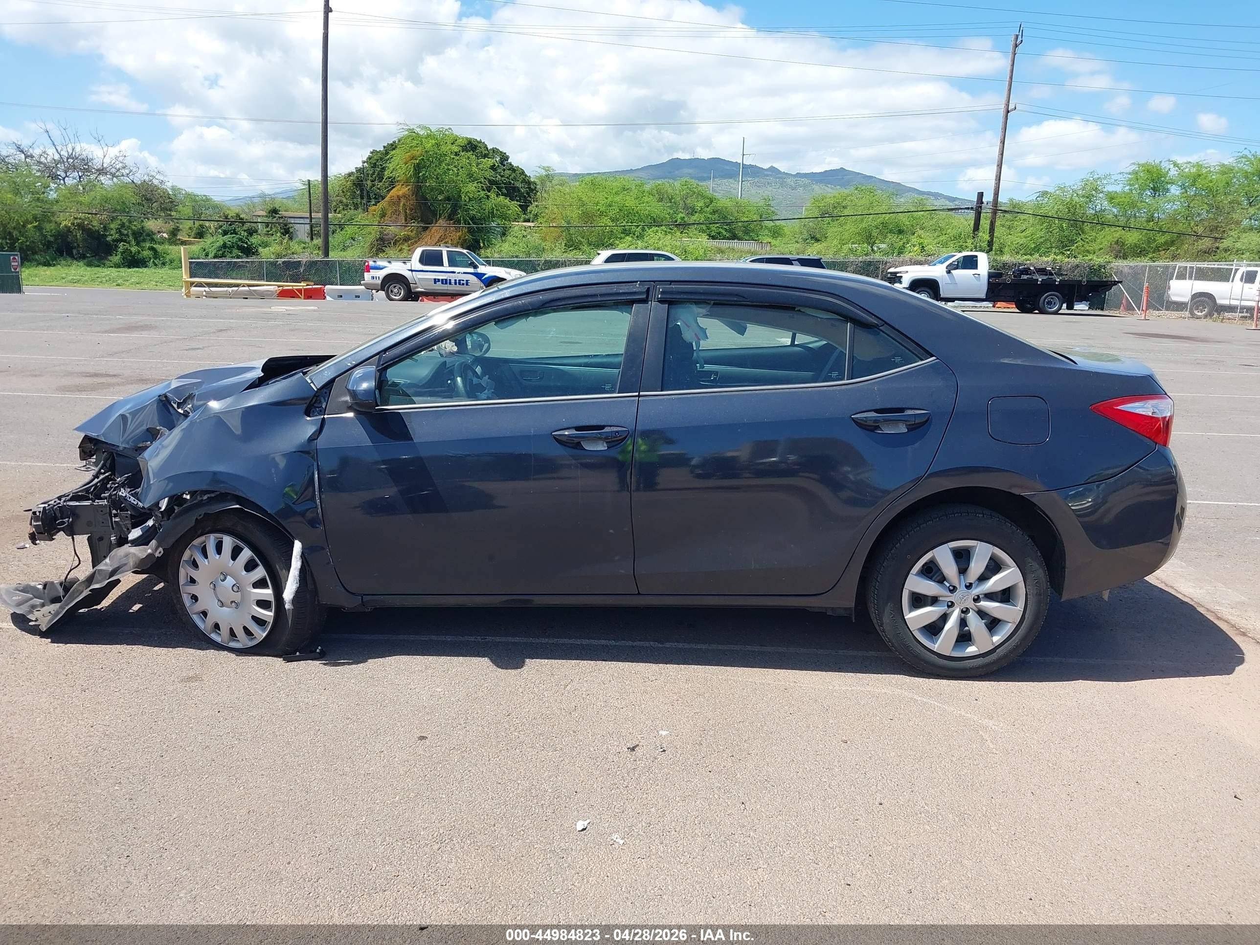 2015 Toyota Corolla Le/le Plus/le Premium Gray vin: 5YFBURHE7FP355599