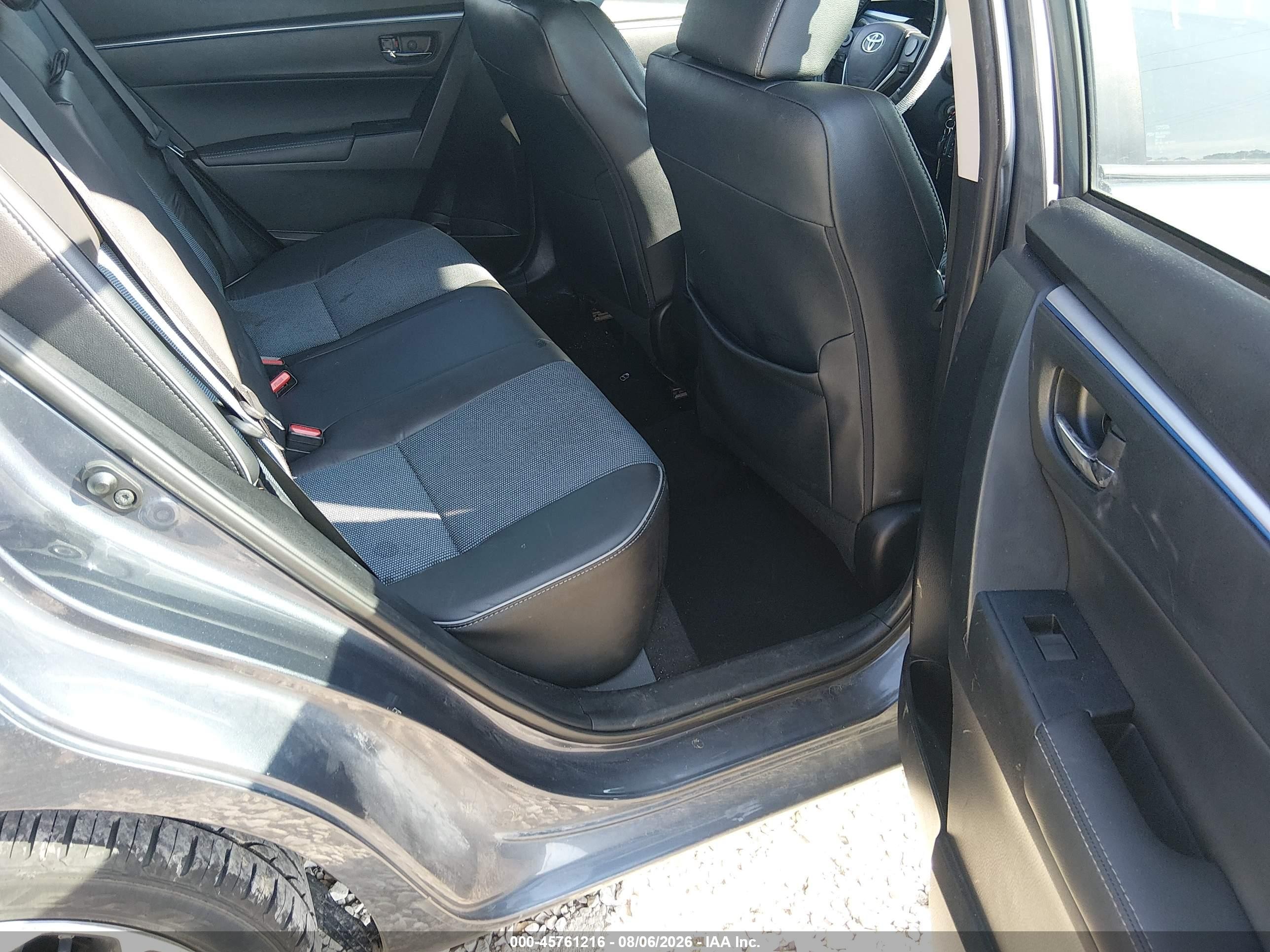 2015 Toyota Corolla S Plus Gray vin: 5YFBURHE7FP363993