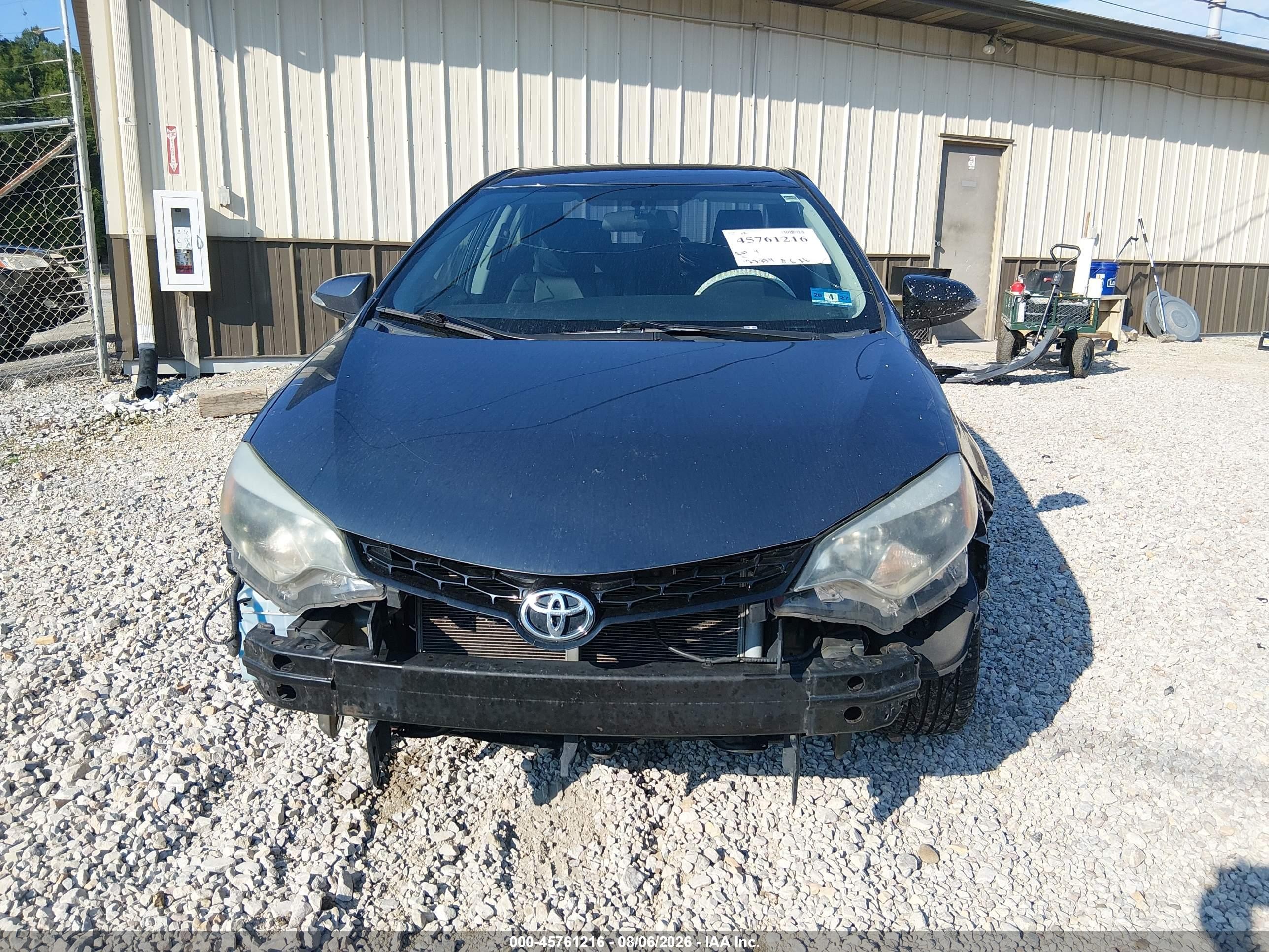 2015 Toyota Corolla S Plus Gray vin: 5YFBURHE7FP363993