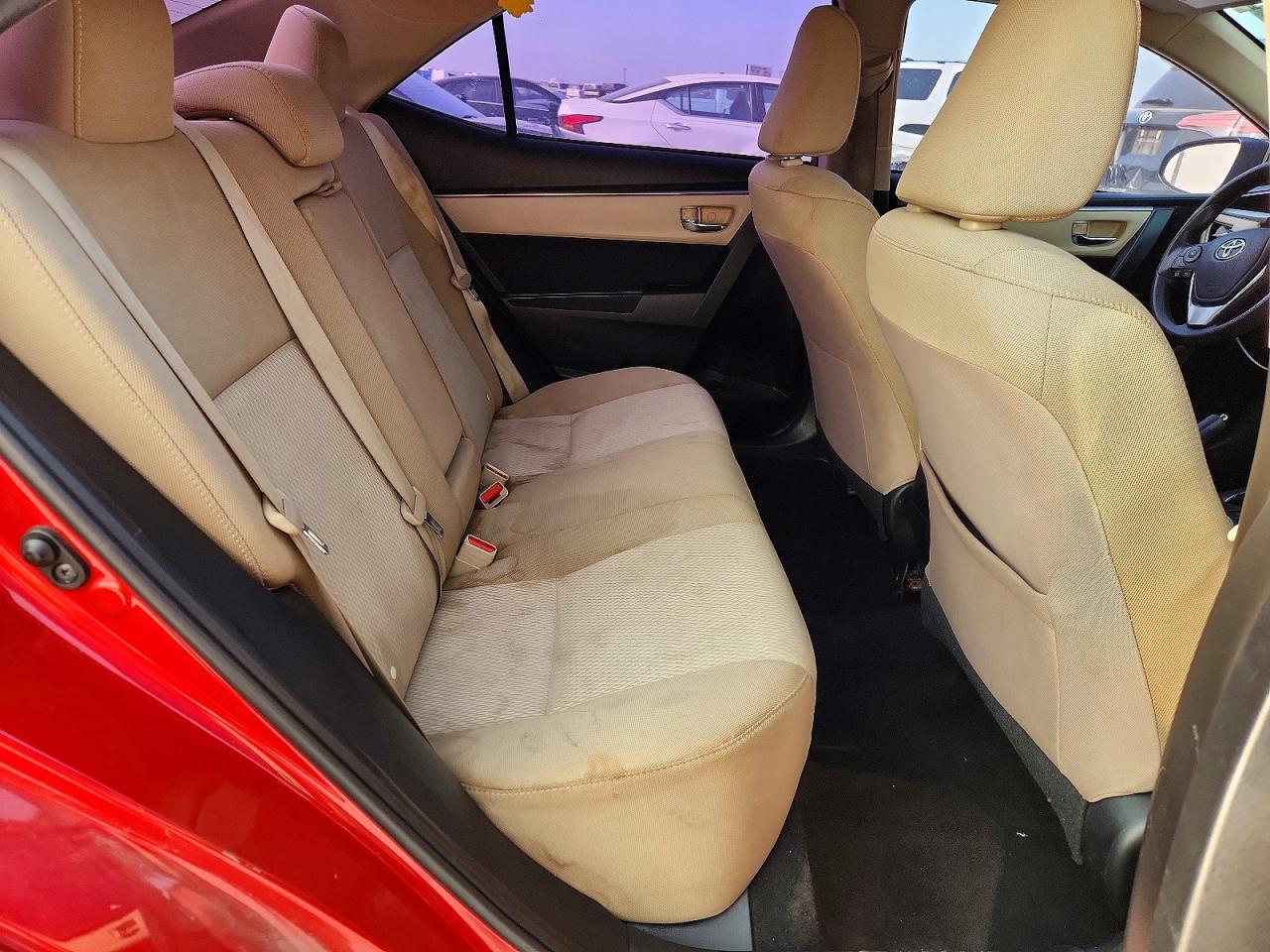 2016 Toyota Corolla Le Red vin: 5YFBURHE7GP418539