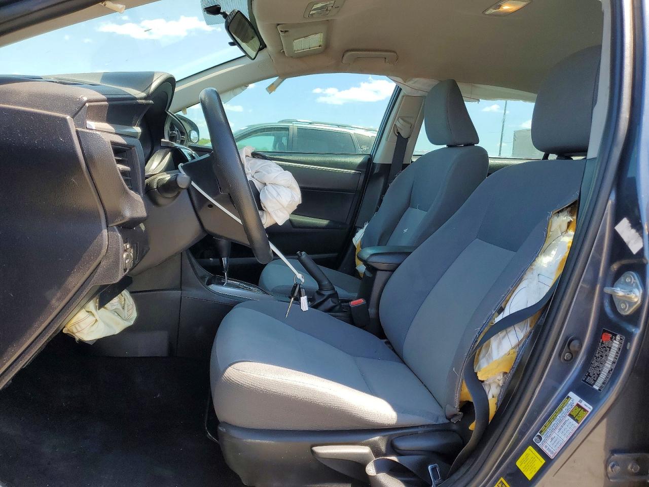 2016 Toyota Corolla L Gray vin: 5YFBURHE7GP422283