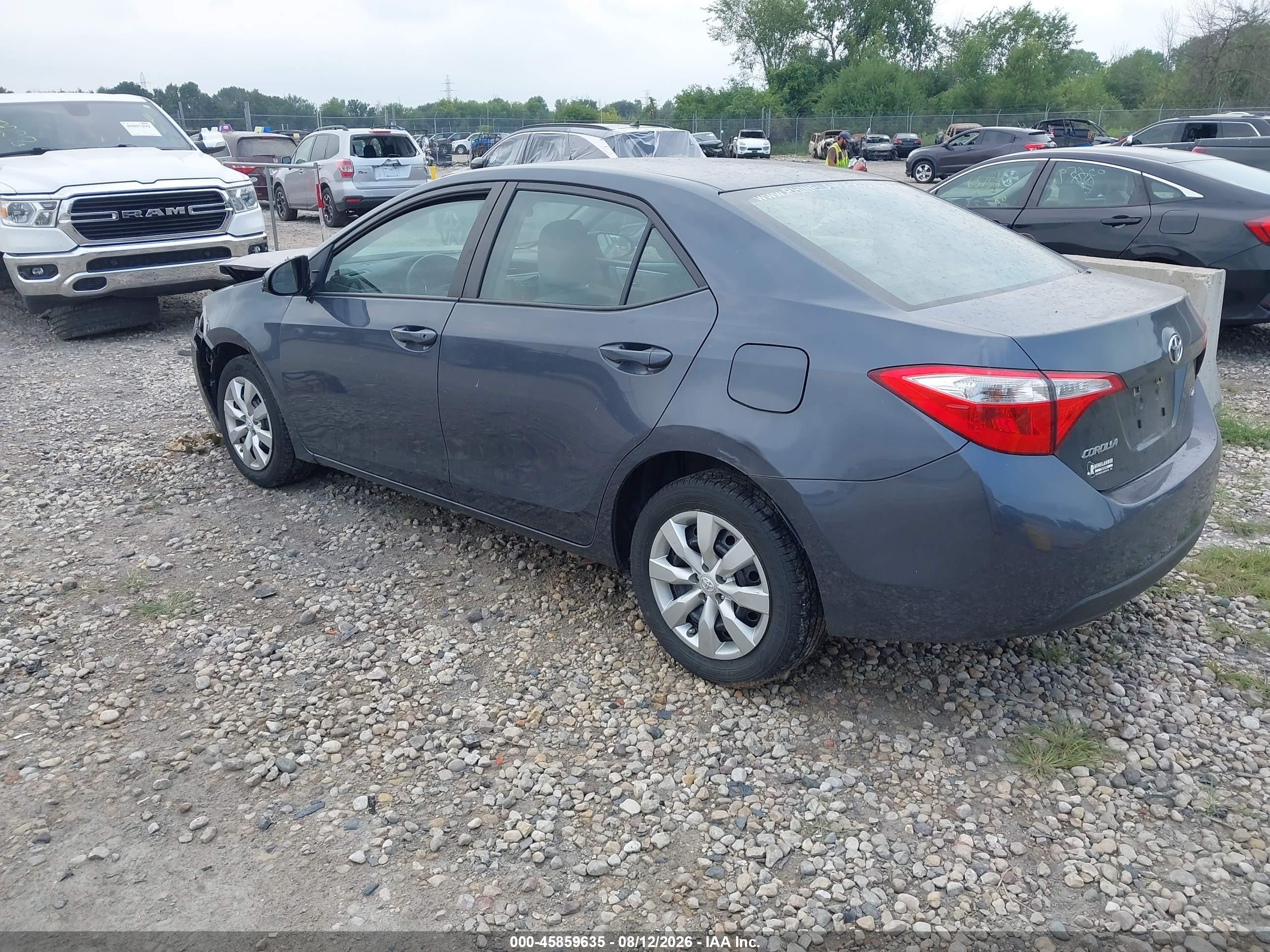 2016 Toyota Corolla Le Зеленый vin: 5YFBURHE7GP507155