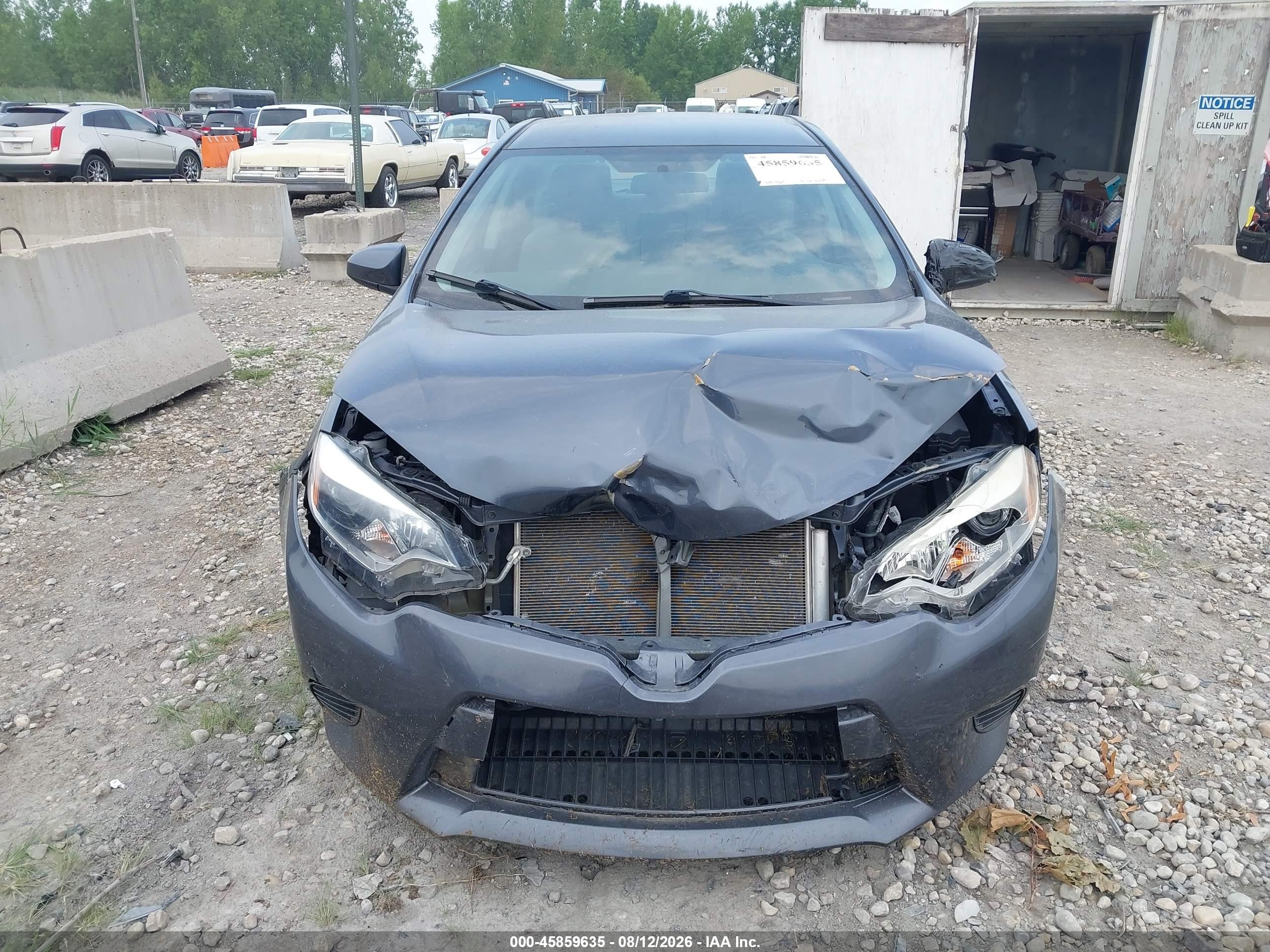 2016 Toyota Corolla Le Зеленый vin: 5YFBURHE7GP507155