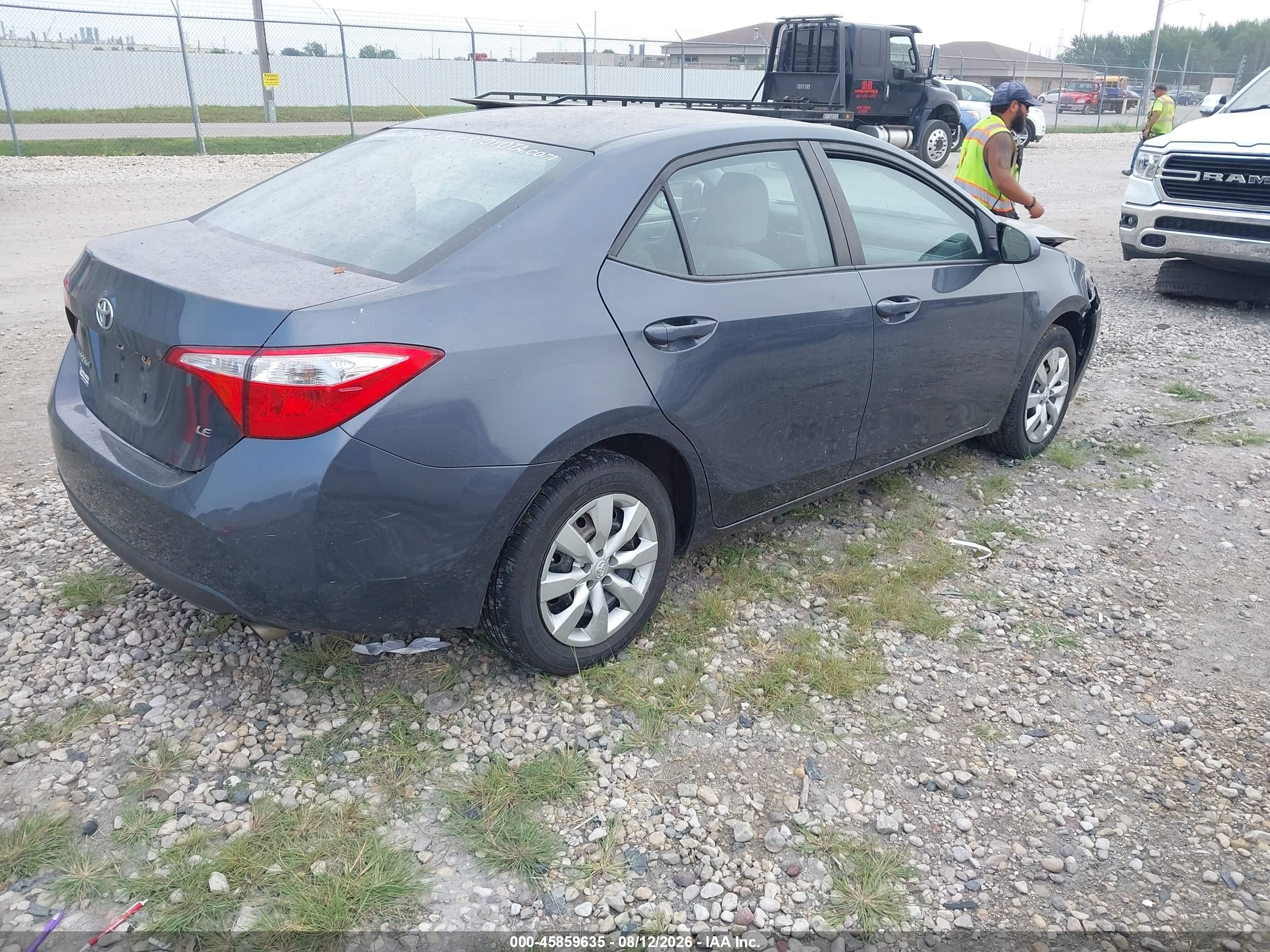 2016 Toyota Corolla Le Зеленый vin: 5YFBURHE7GP507155