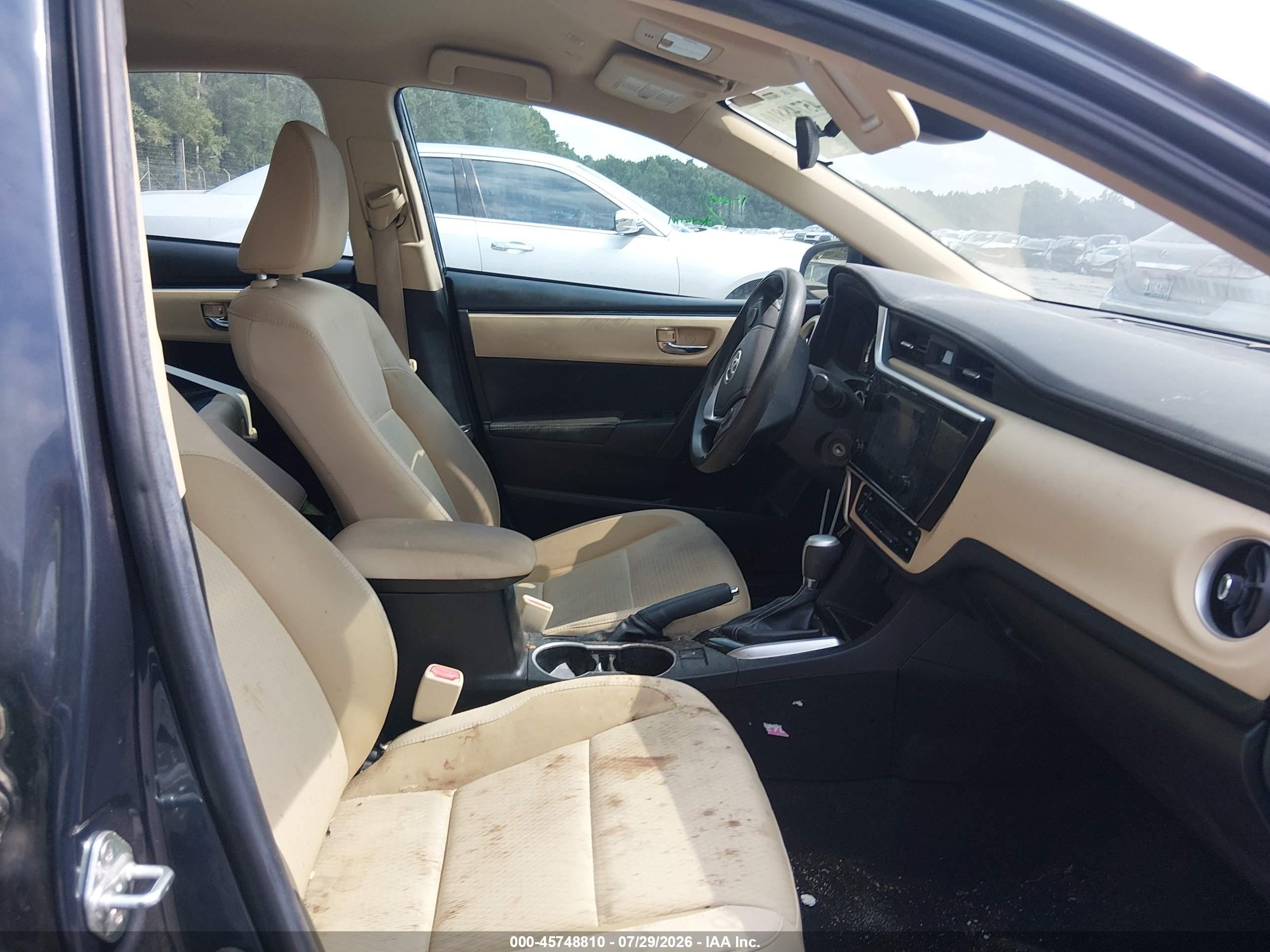 2019 Toyota Corolla Le Blue vin: 5YFBURHE7KP868684