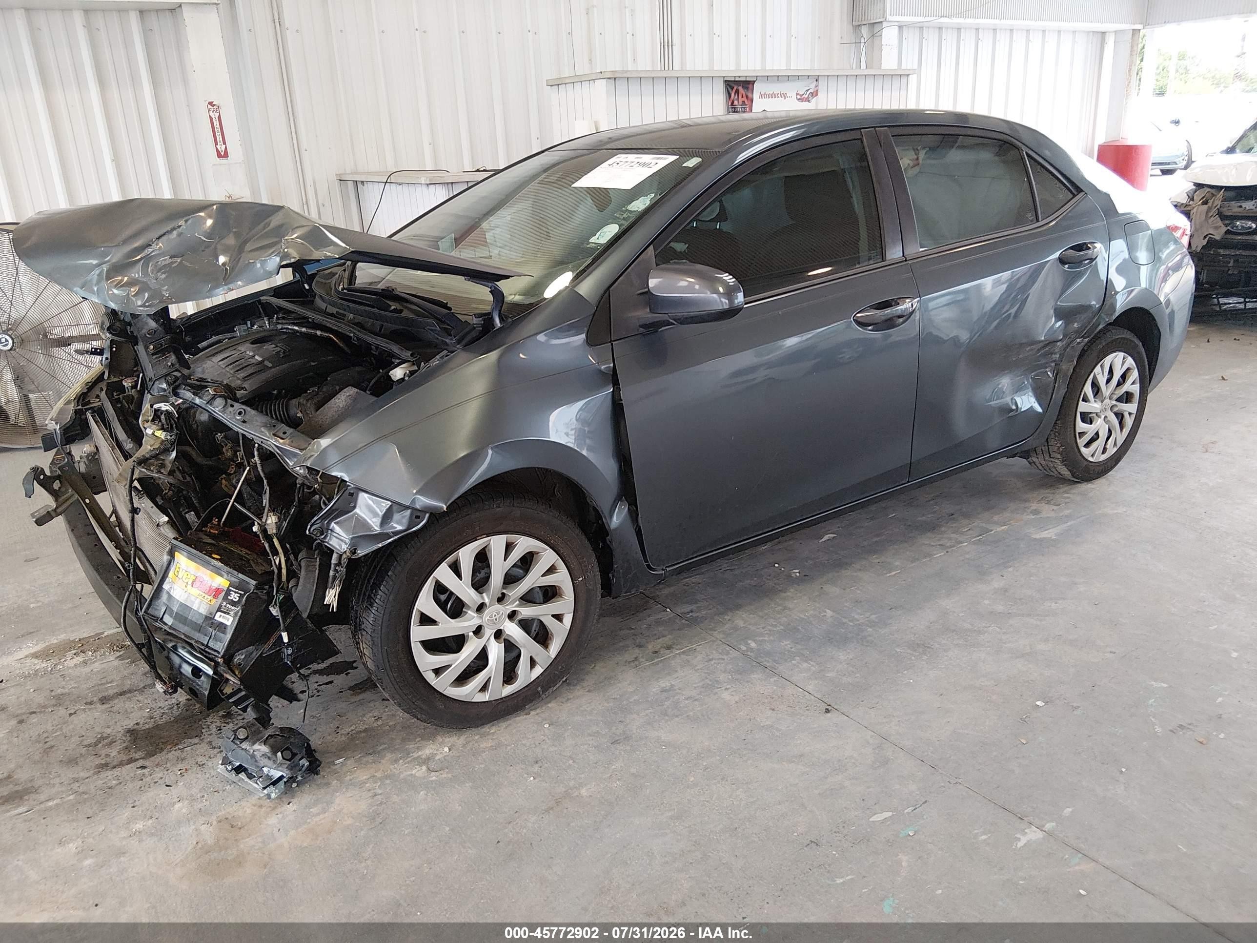 2019 Toyota Corolla Le Green vin: 5YFBURHE7KP943383