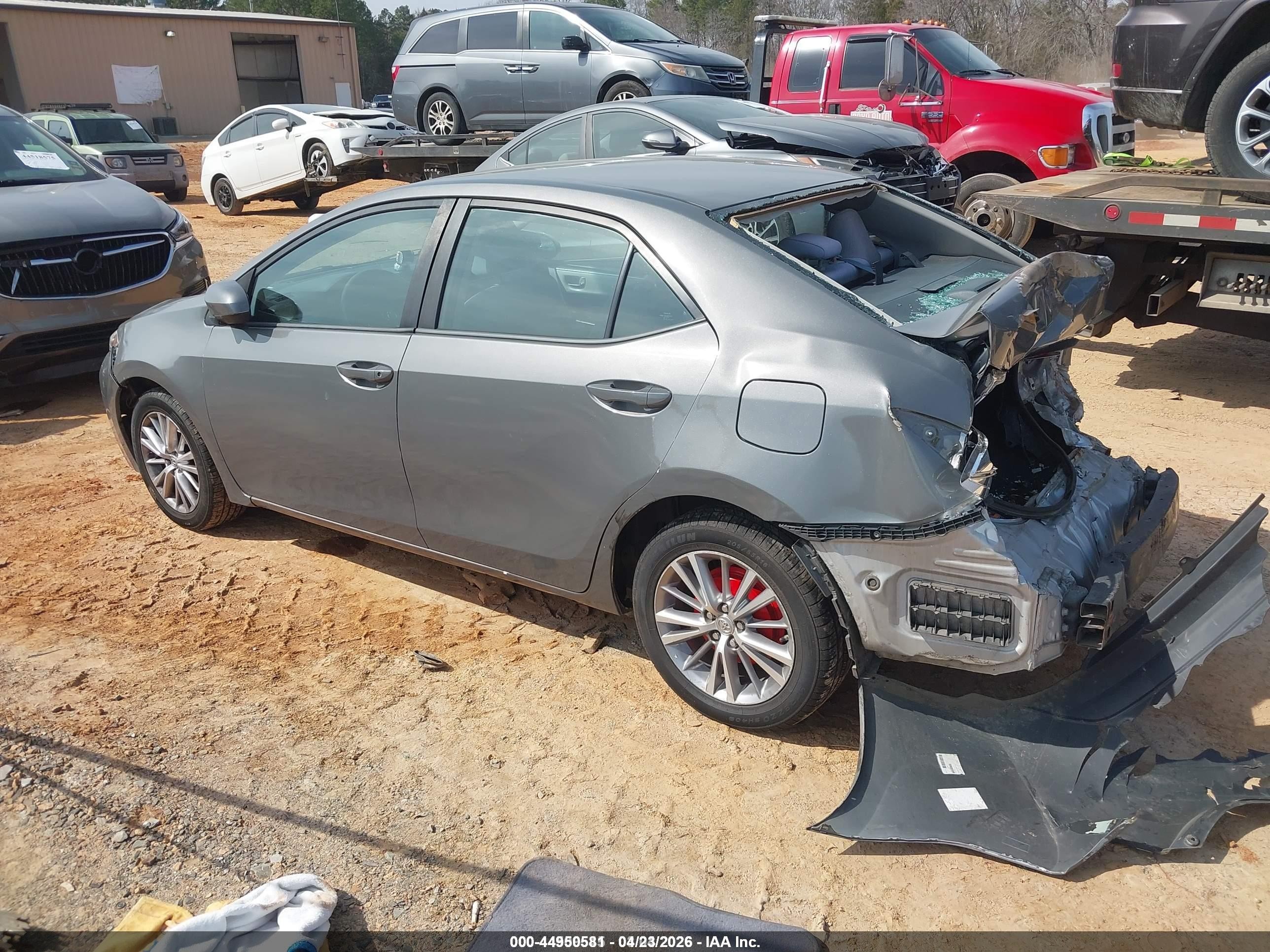 2014 Toyota Corolla Le Plus Серый vin: 5YFBURHE8EP001573
