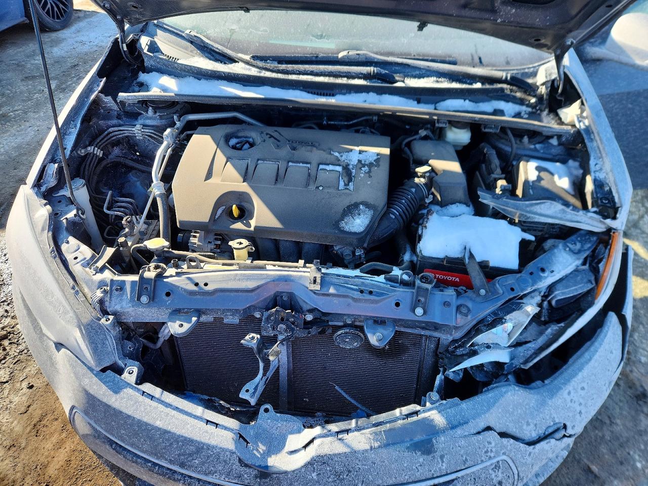 2014 Toyota Corolla L Gray vin: 5YFBURHE8EP008989