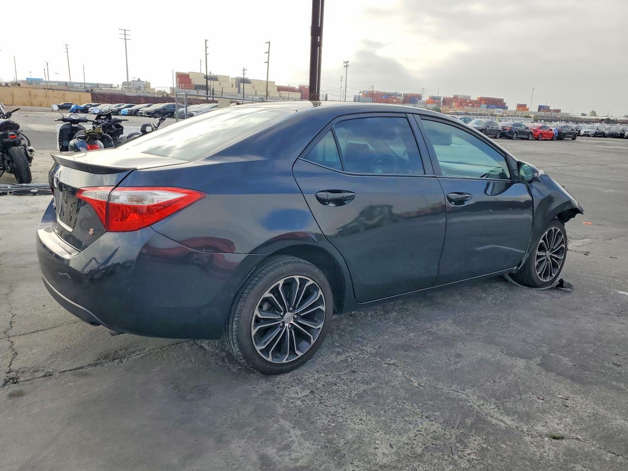 2014 Toyota Corolla S Plus Black vin: 5YFBURHE8EP028949