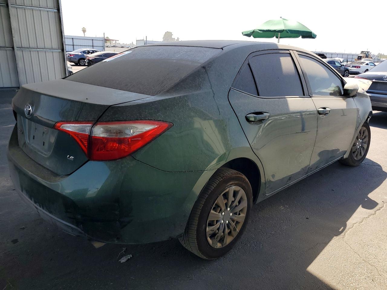 2014 Toyota Corolla Le Green vin: 5YFBURHE8EP051941