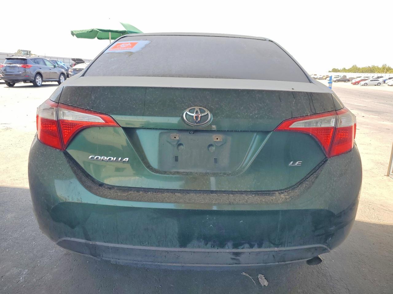 2014 Toyota Corolla Le Green vin: 5YFBURHE8EP051941