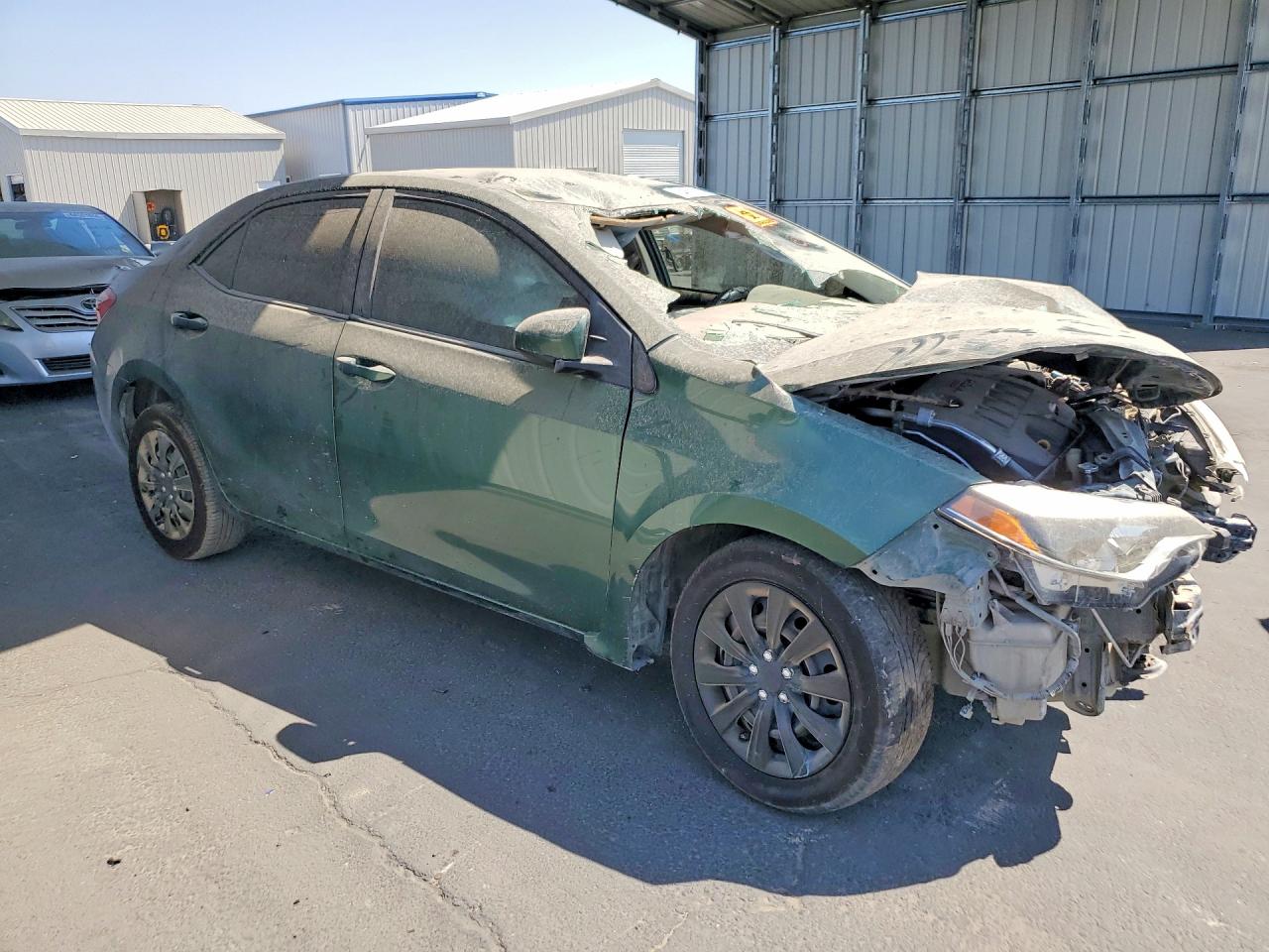 2014 Toyota Corolla Le Green vin: 5YFBURHE8EP051941