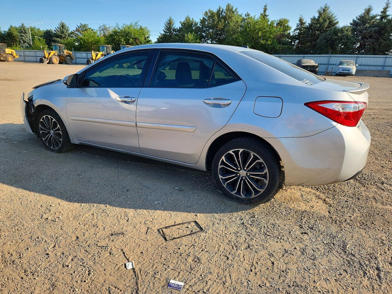 2014 Toyota Corolla S Plus Серебряный vin: 5YFBURHE8EP053219