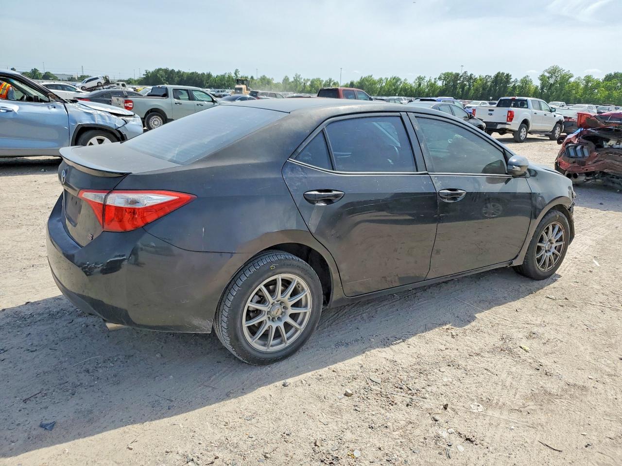 2014 Toyota Corolla S Plus Black vin: 5YFBURHE8EP089265