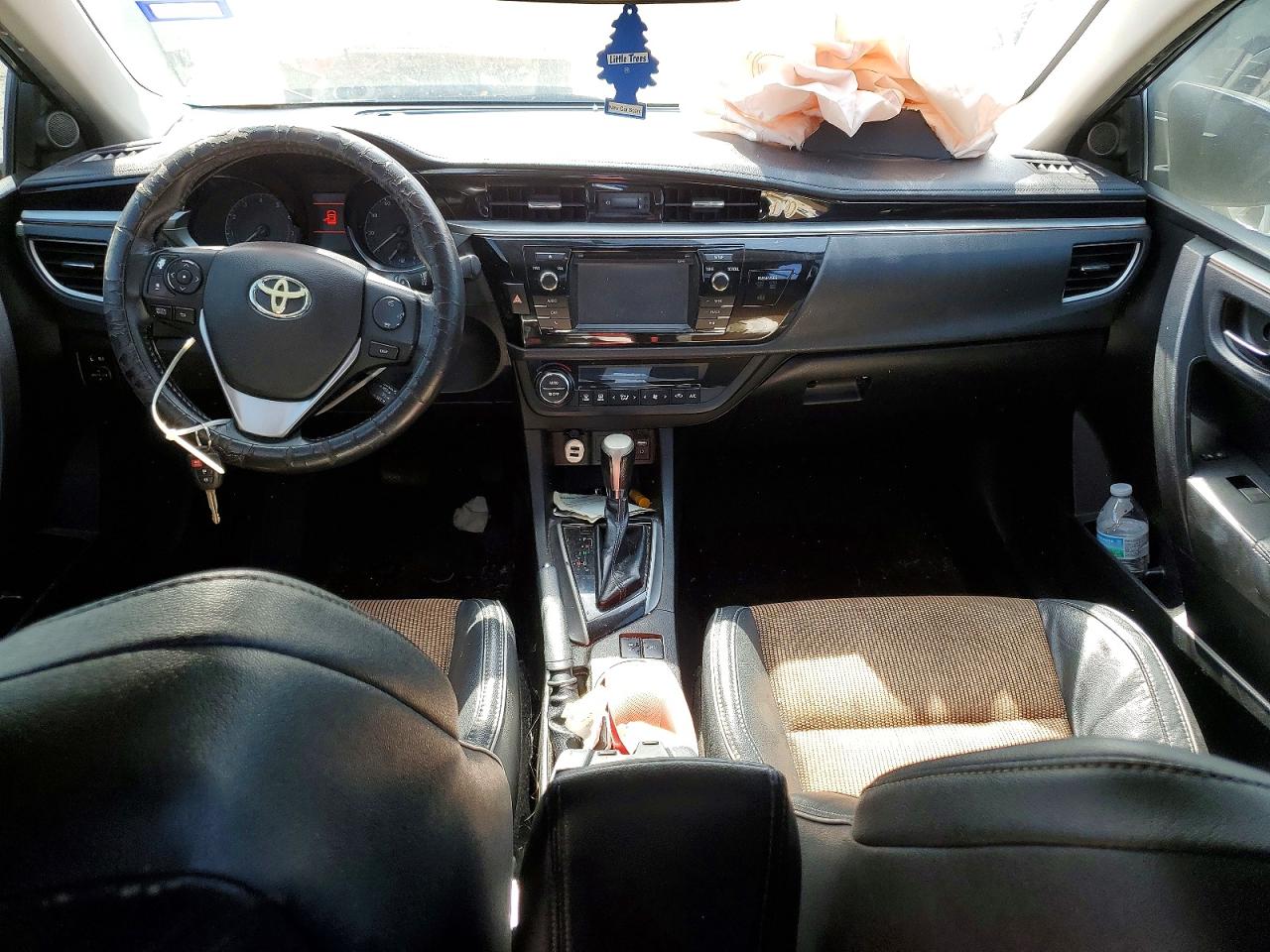 2014 Toyota Corolla S Plus Black vin: 5YFBURHE8EP089265