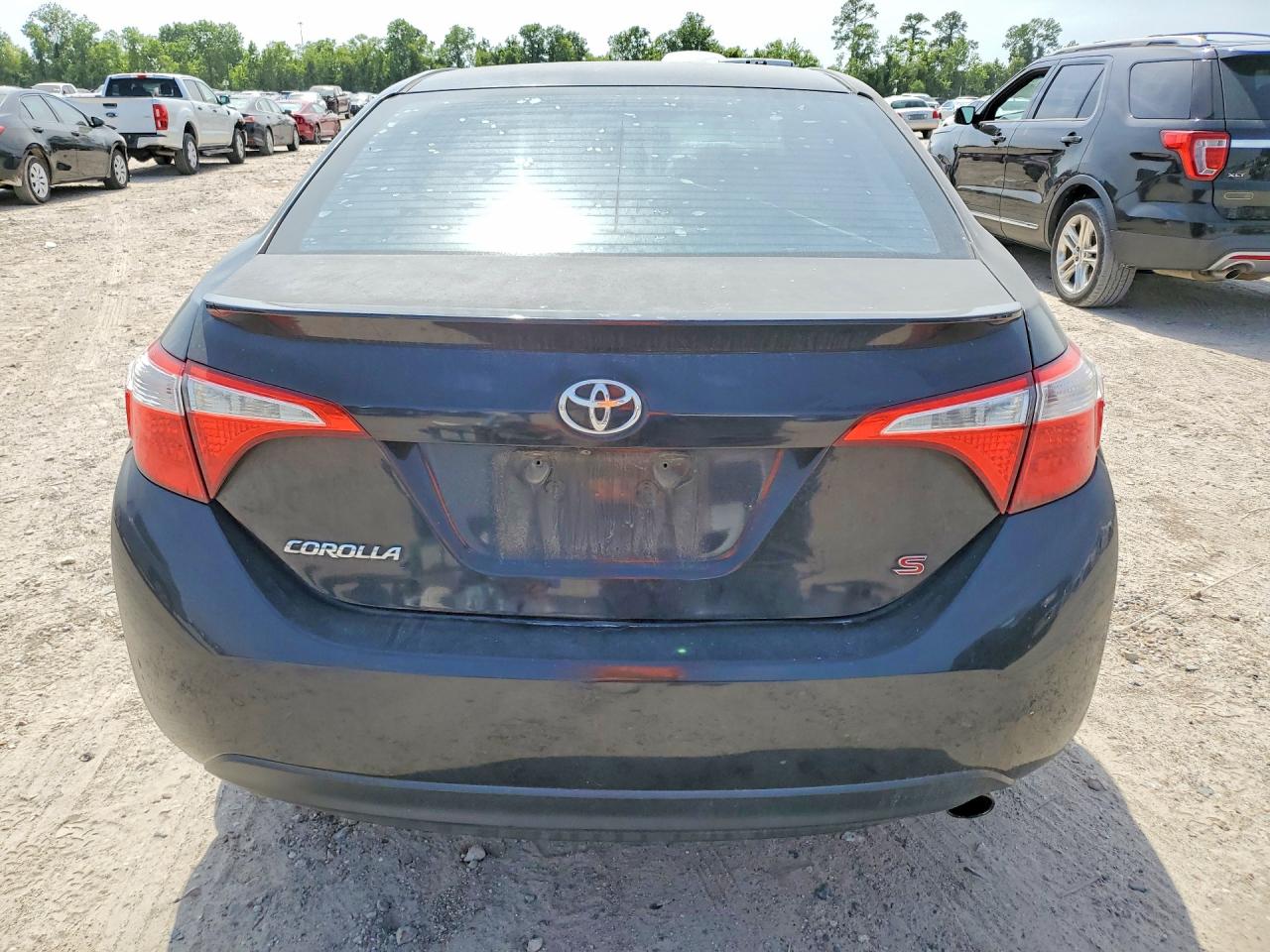 2014 Toyota Corolla S Plus Black vin: 5YFBURHE8EP089265