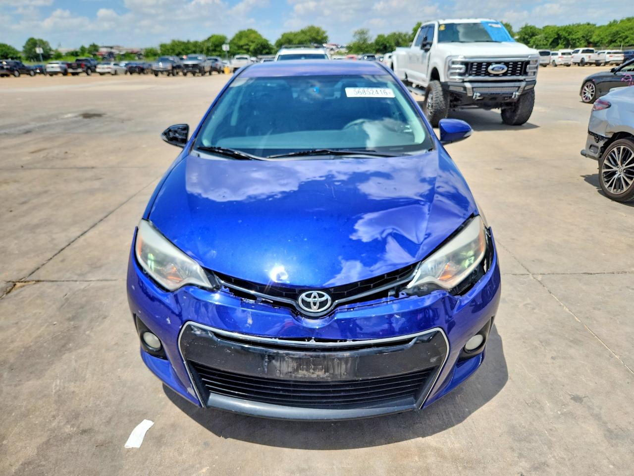 2014 Toyota Corolla S Plus Синий vin: 5YFBURHE8EP089458