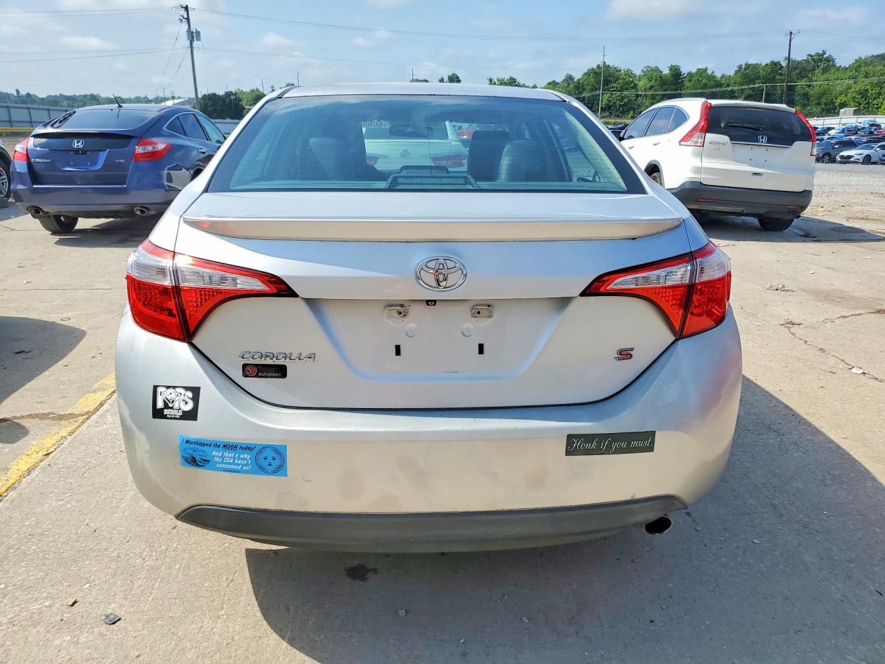 2014 Toyota Corolla S Silver vin: 5YFBURHE8EP133183