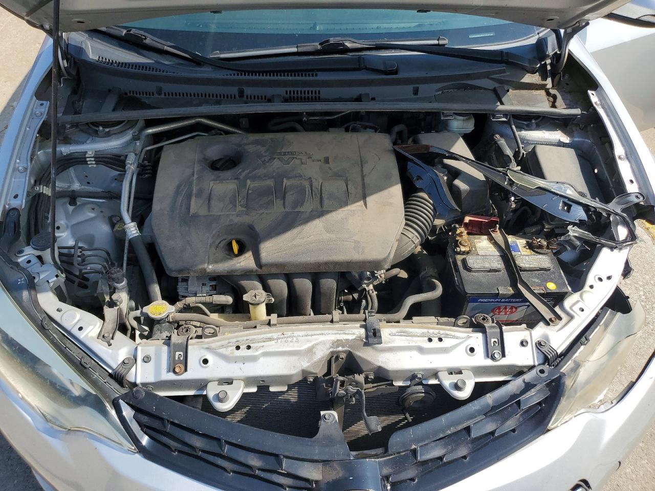 2014 Toyota Corolla S Silver vin: 5YFBURHE8EP133183