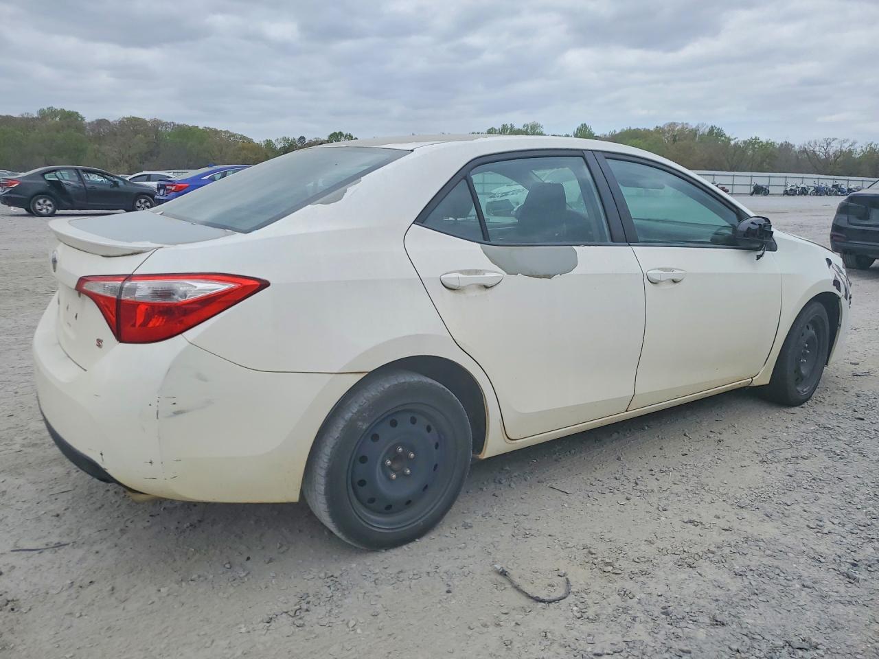 2014 Toyota Corolla S White vin: 5YFBURHE8EP133975