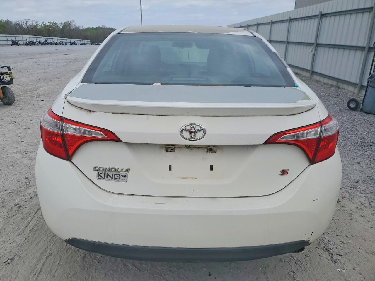 2014 Toyota Corolla S White vin: 5YFBURHE8EP133975