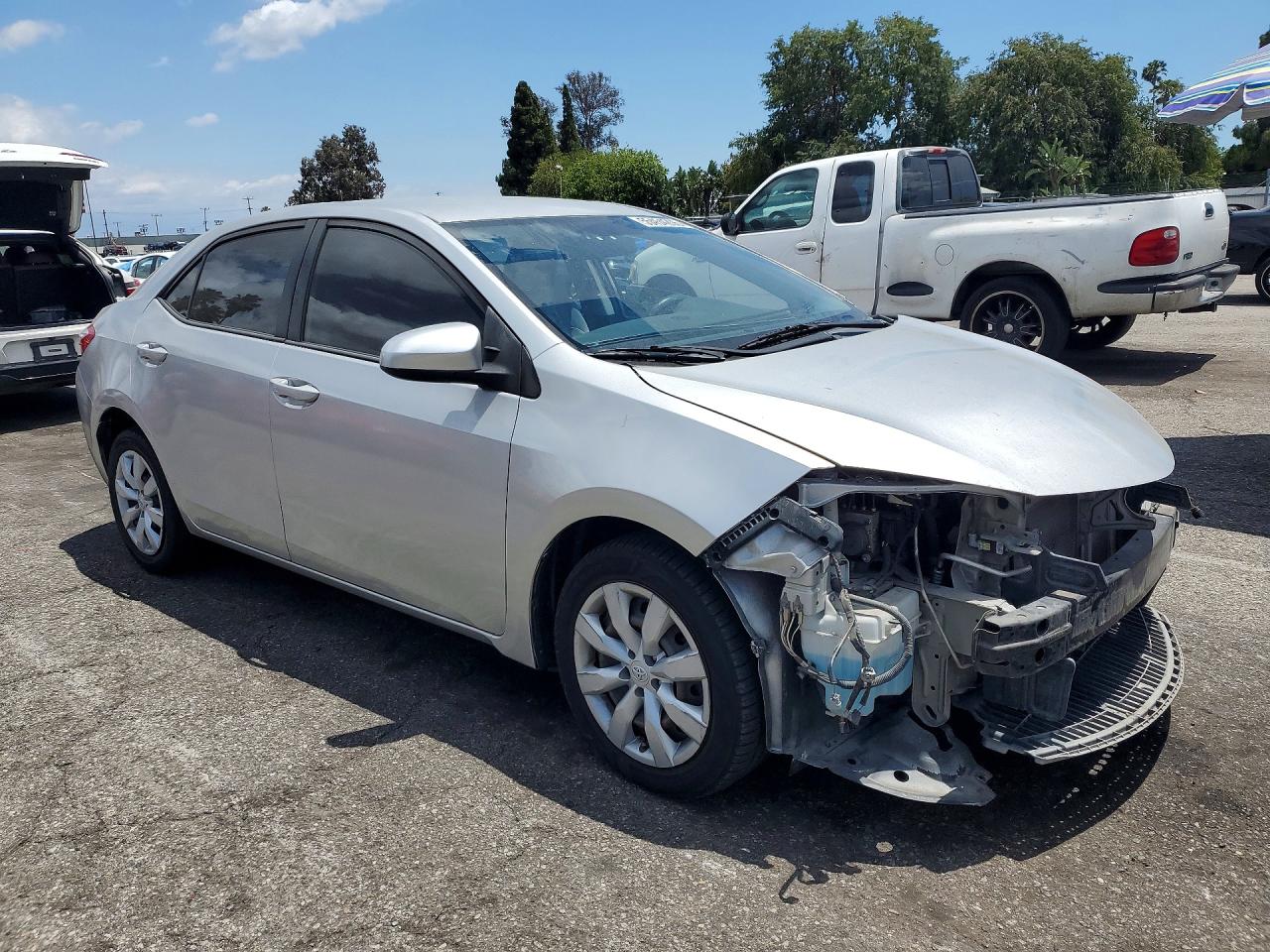 2014 Toyota Corolla Le Silver vin: 5YFBURHE8EP160867