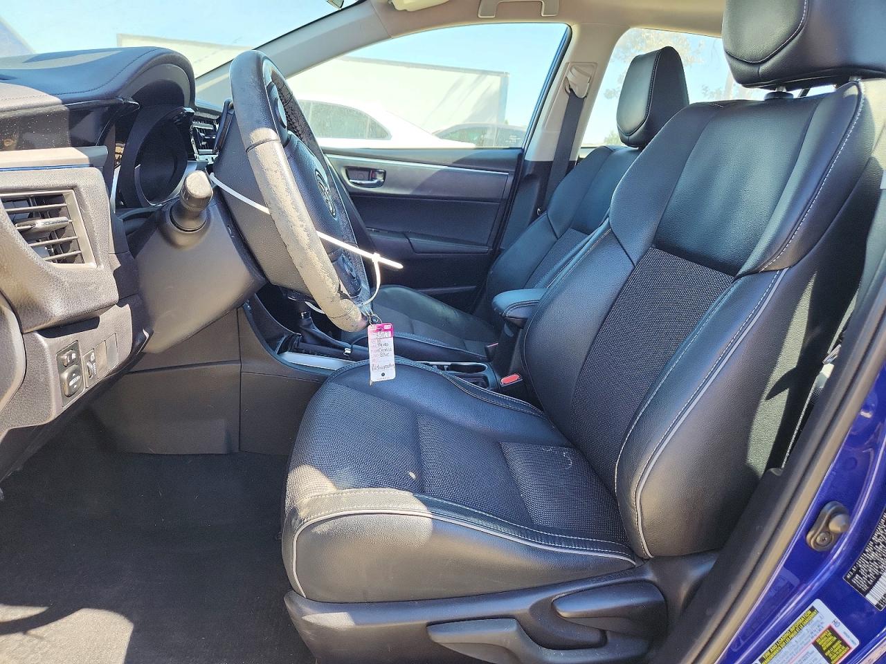2015 Toyota Corolla S Plus Blue vin: 5YFBURHE8FP190582