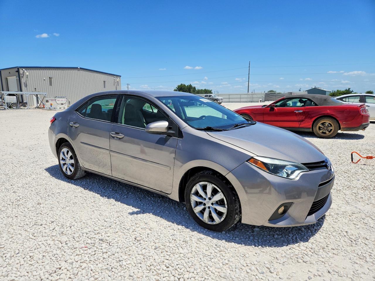 2015 Toyota Corolla Le Gray vin: 5YFBURHE8FP191182