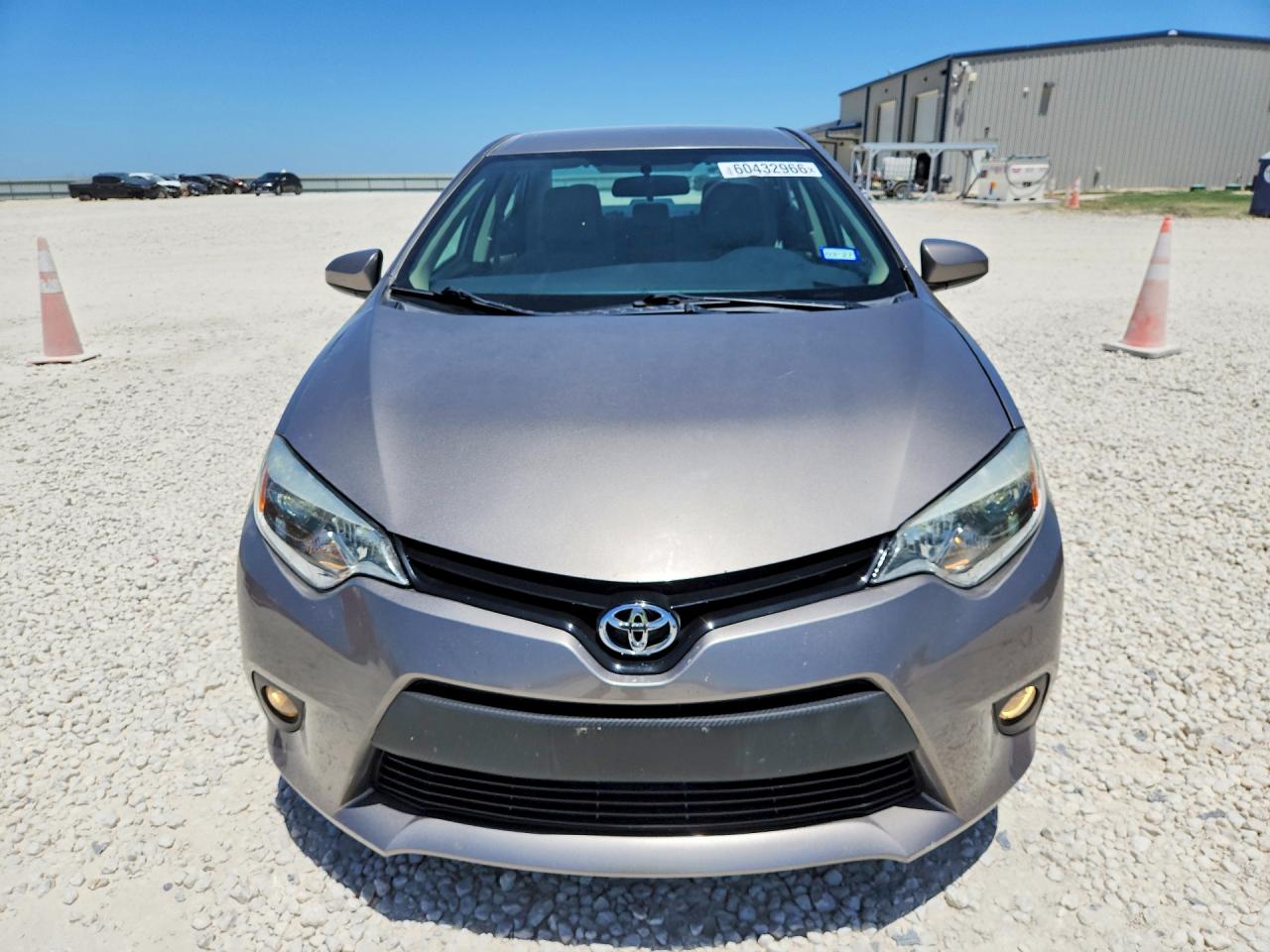 2015 Toyota Corolla Le Gray vin: 5YFBURHE8FP191182