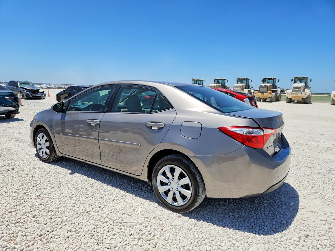 2015 Toyota Corolla Le Gray vin: 5YFBURHE8FP191182